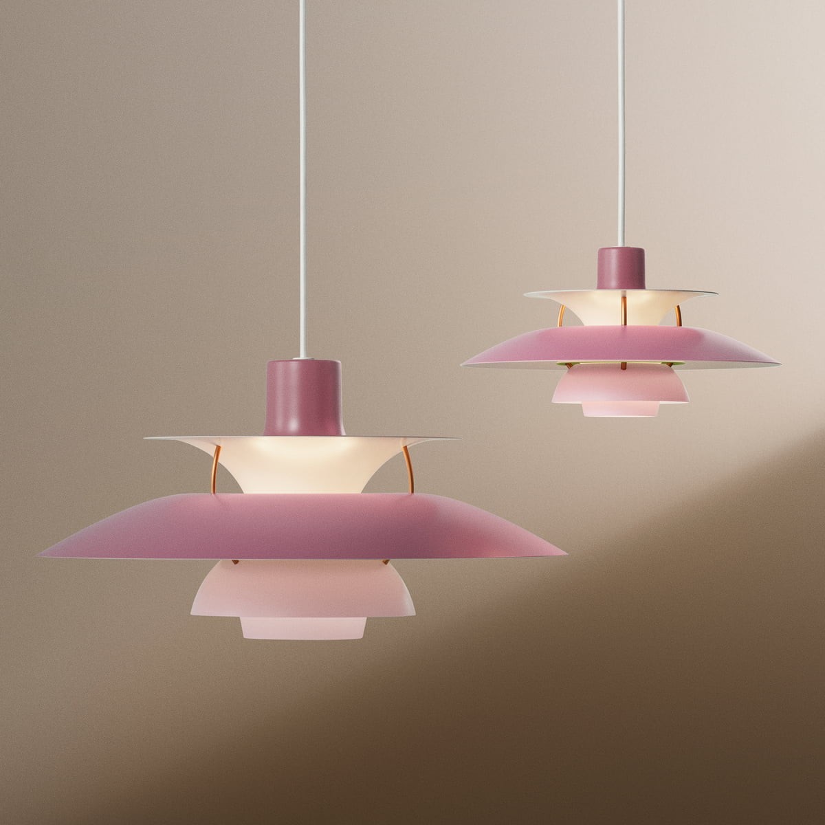 Deense Multilayer Metalen Hanglamp HL38