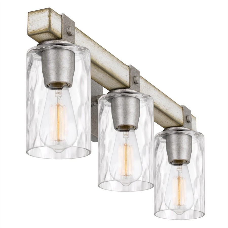 Antieke Cilindrische Glazen Industriële Wandlamp HL251