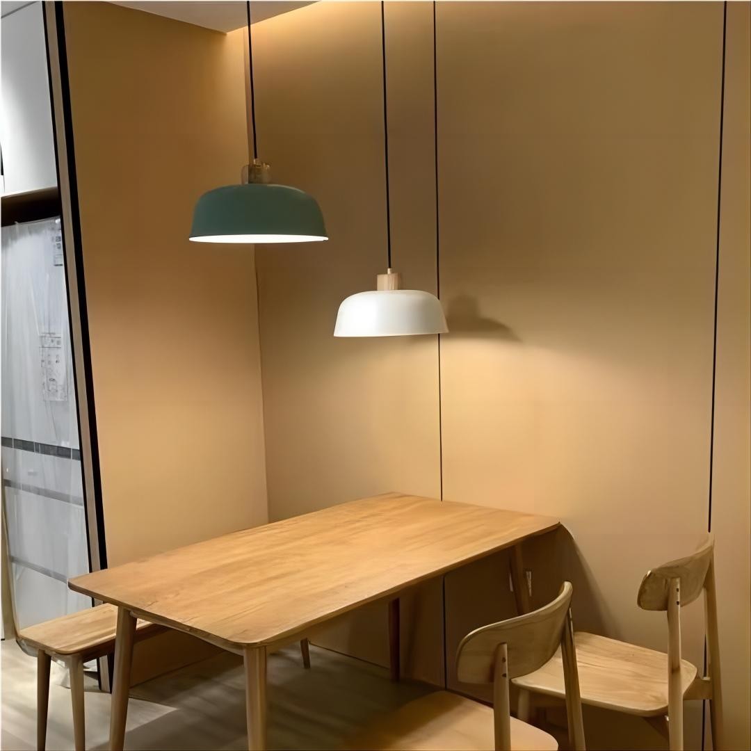 Scandinavische Houten Kom Vorm Keuken Hanglamp HL101