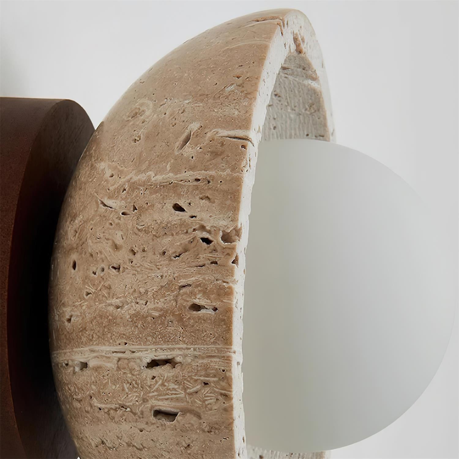 Wabi-Sabi-stijl Travertijn Plafondlamp HL817