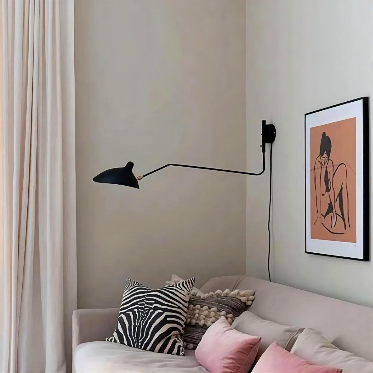 Duckbill Wandlamp Met Verstelbare Arm