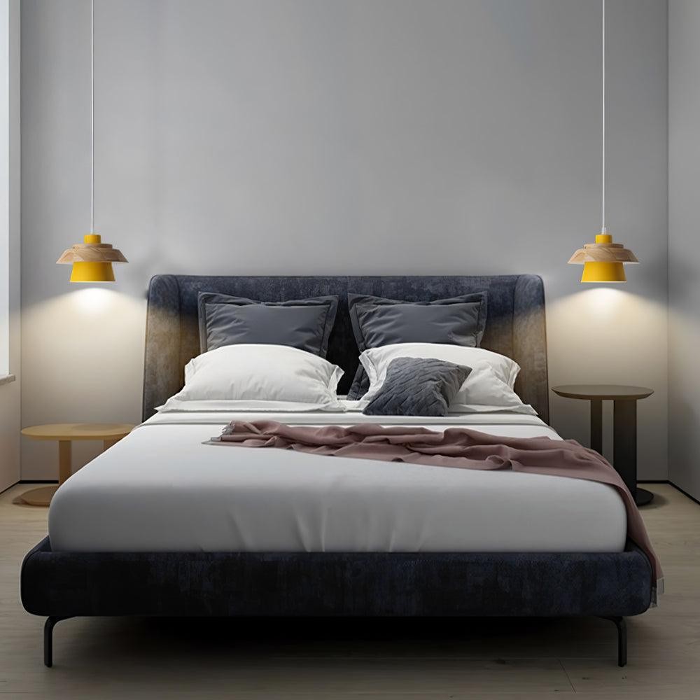 Hanglamp van steenhout HL728