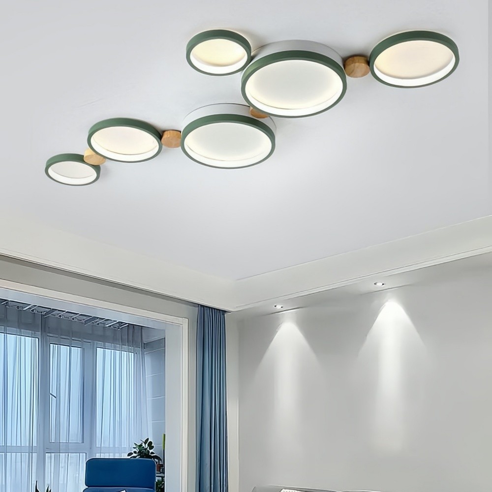 Nordic Circle LED Plafondlamp - Multi Branch Lamp voor Keuken HL1355