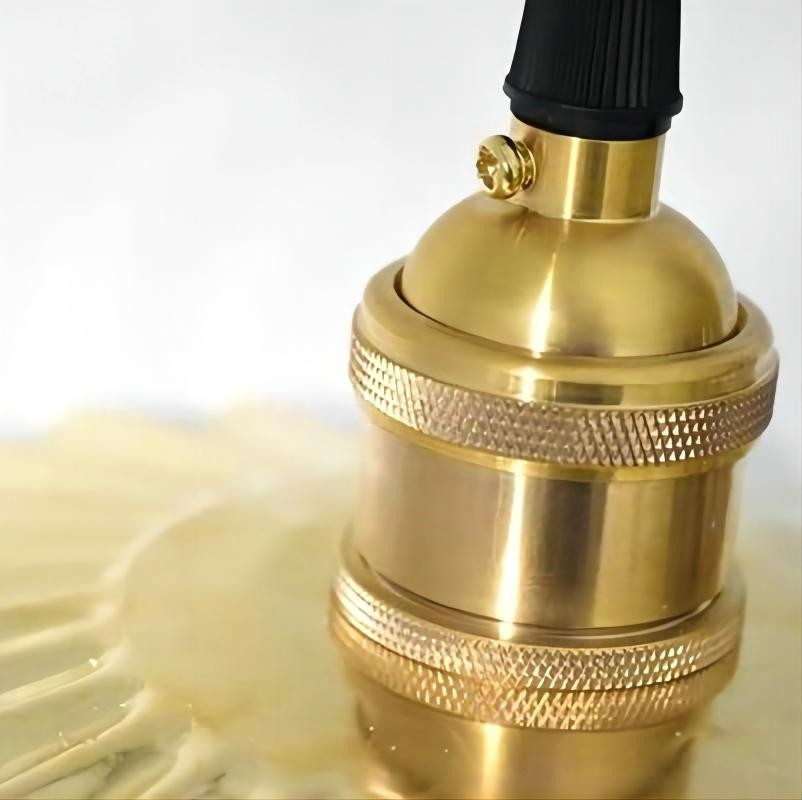Koperen paraplu hanglamp