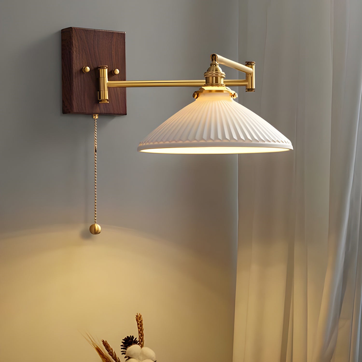 Keramische geometrie wandlamp HL499