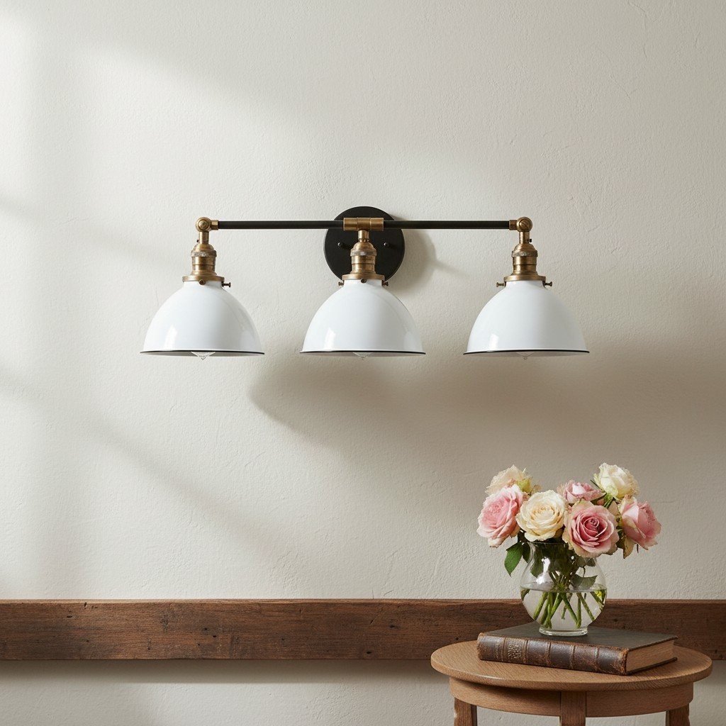 Conique Metalen Industriële Badkamerlamp - Moderne Badkamerverlichtingsarmatuur HL1697