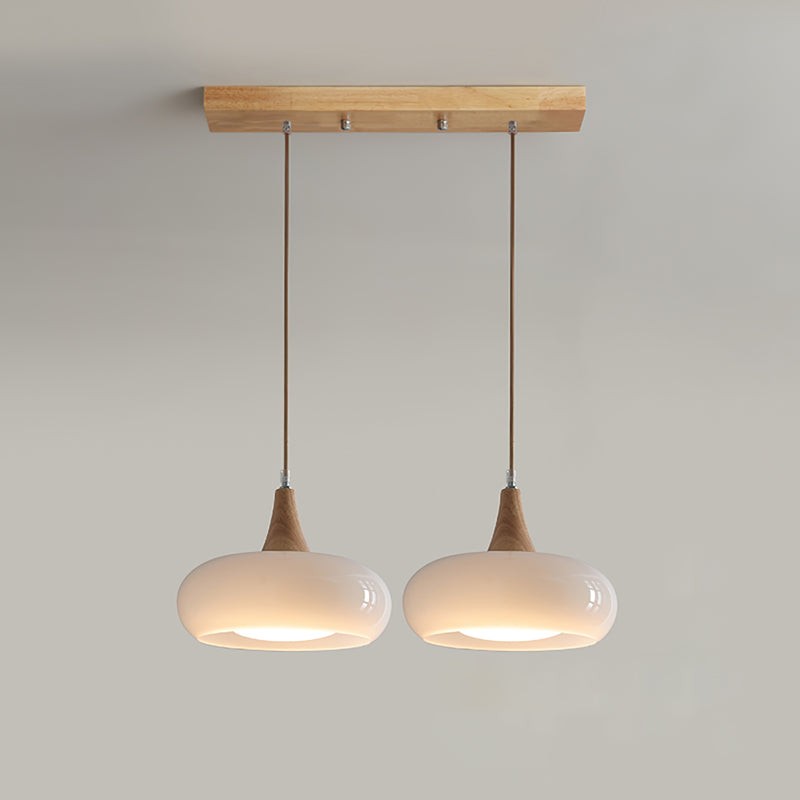 Bauhaus Design Oranje Schijf Hanglamp HL1055