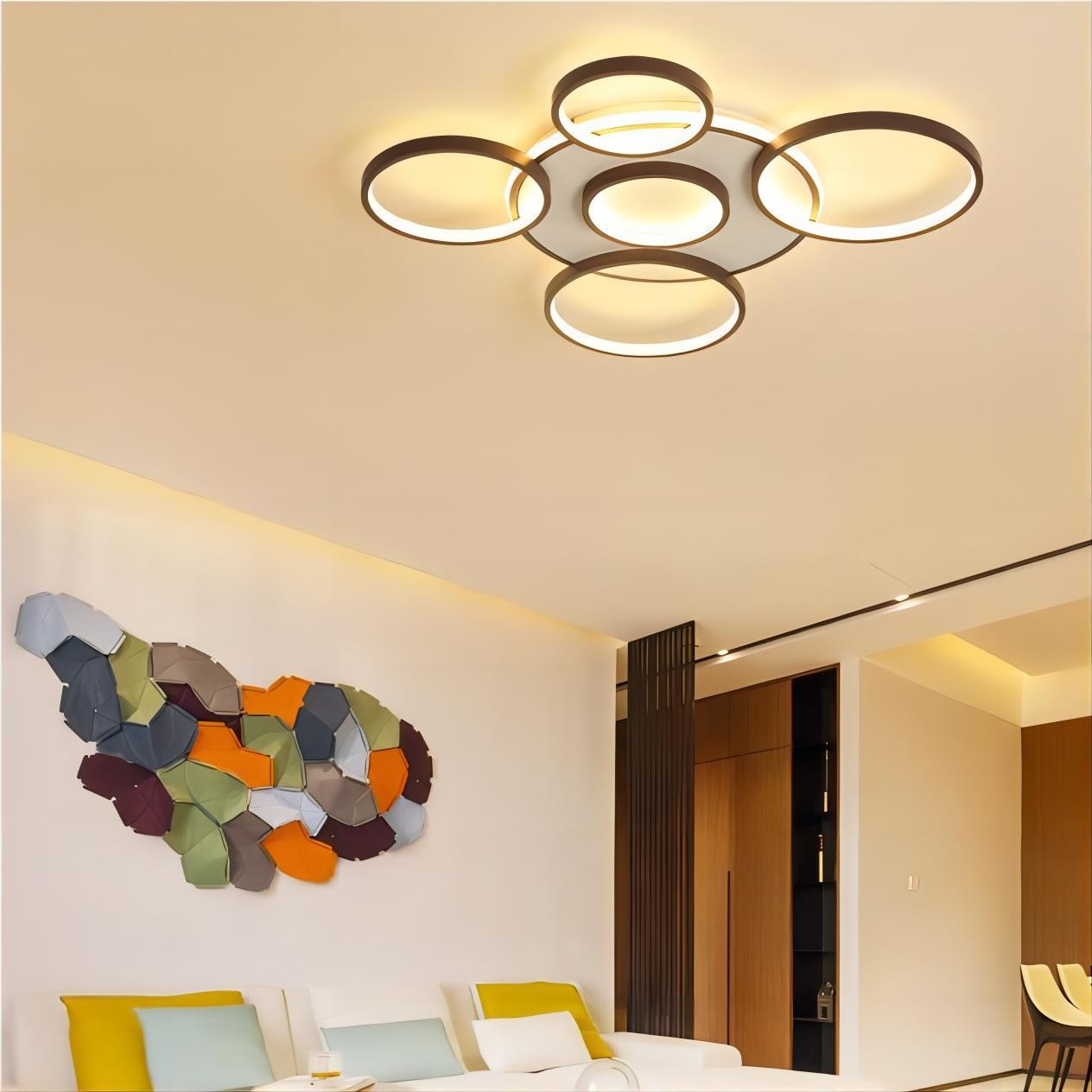 Moderne ronde multicirkel LED plafondlamp HL135