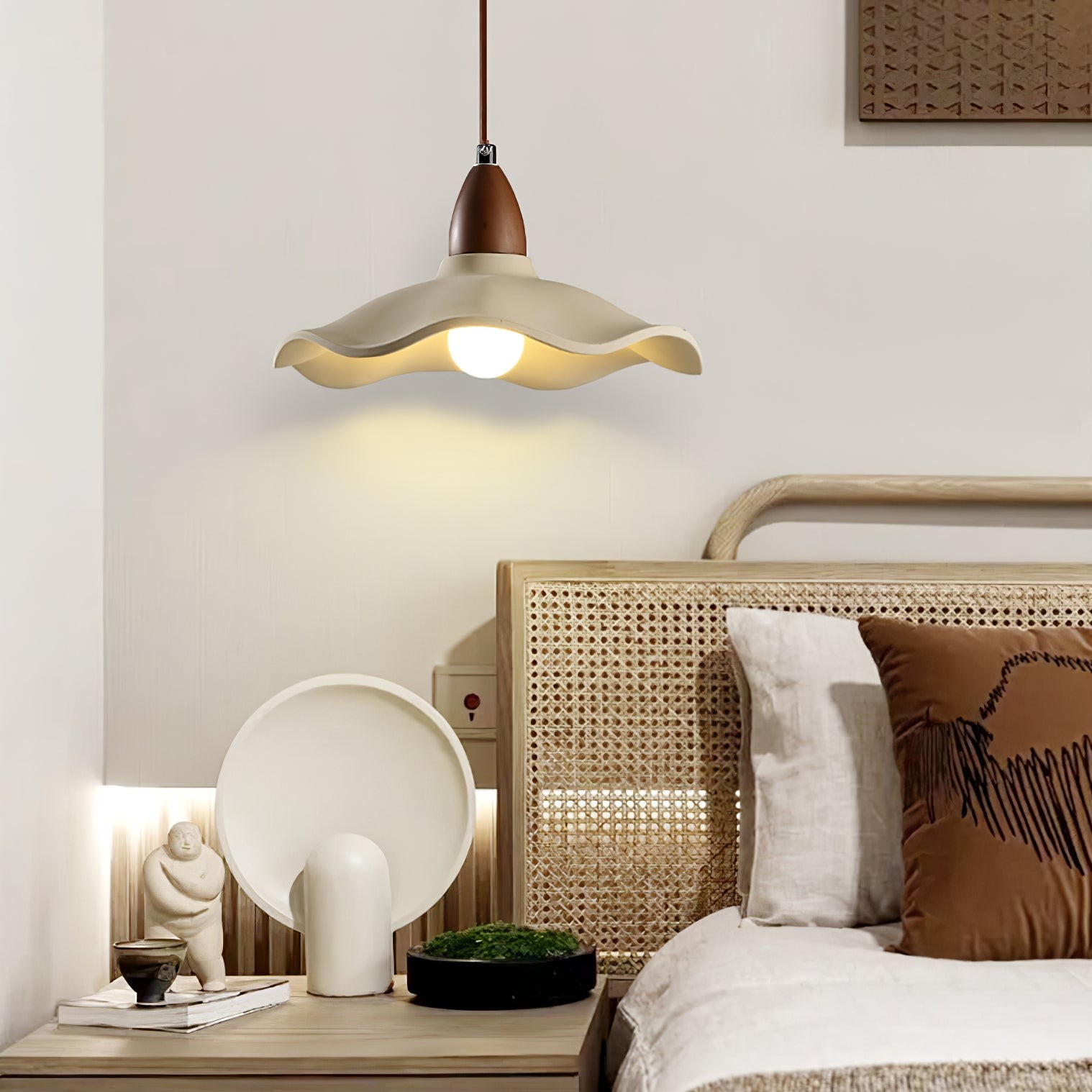 Japanse Wabi-Sabi Stijl Cement Wave Hanglamp HL502