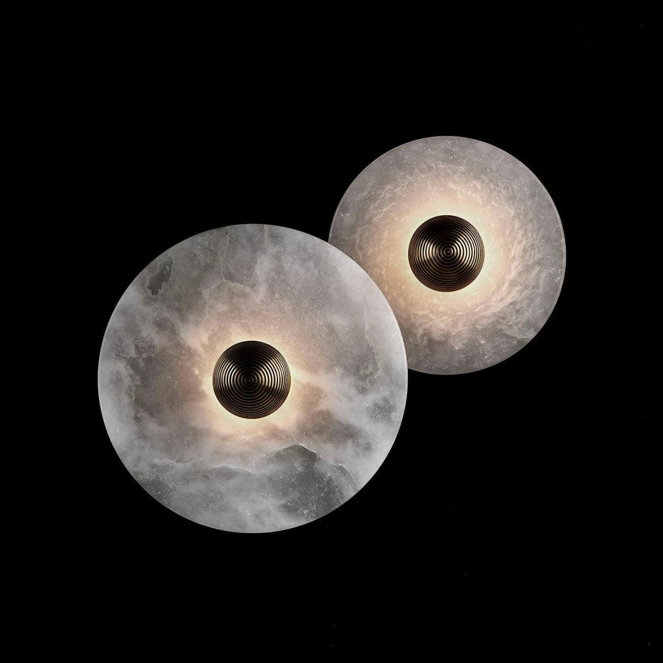 Creatieve marmeren ronde wandlamp HL717