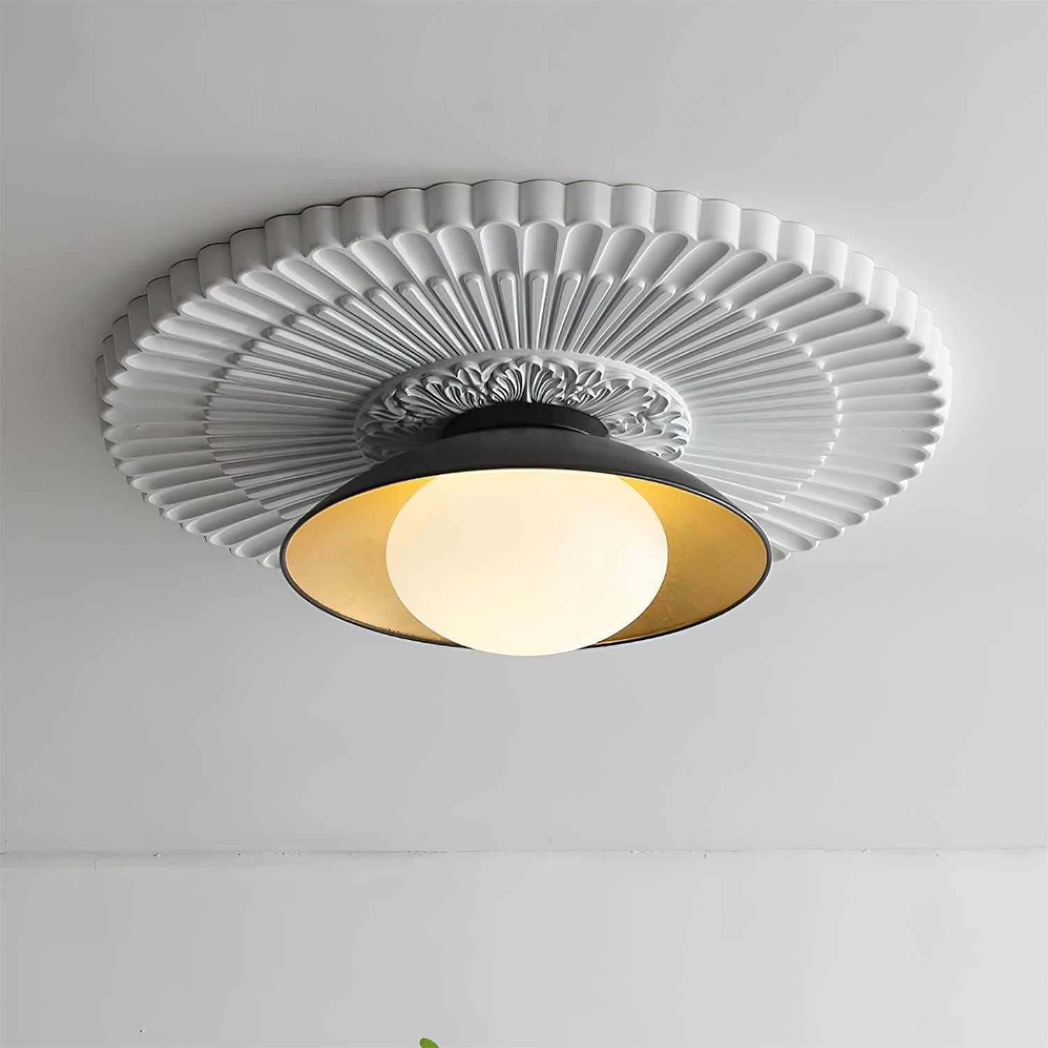 Franse Retro Vliegende Schotel Kom Plafondlamp HL713