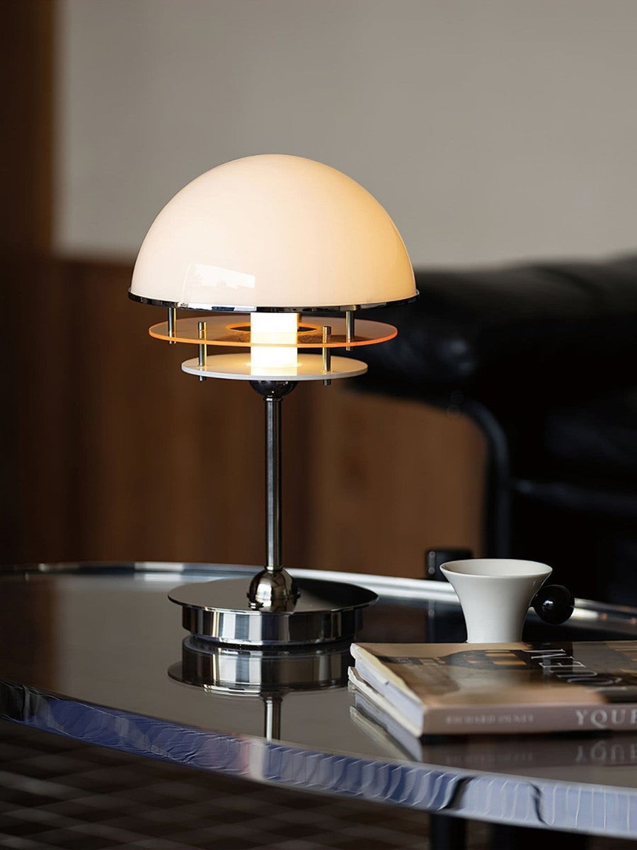 Bauhaus Vintage Stijl Acryl Zonsondergang Tafellamp HL1033
