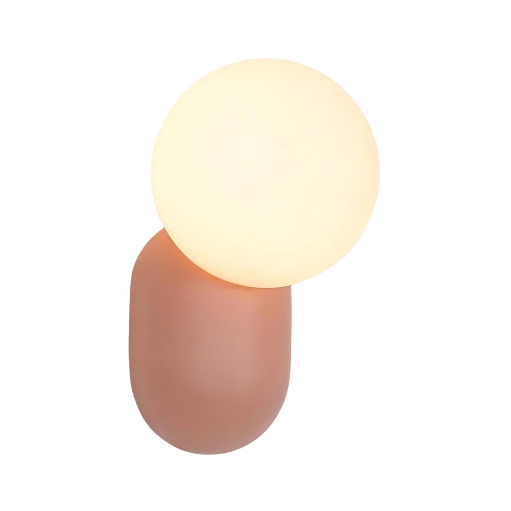 Luma Nordic glazen bolvormige wandlamp HL3337