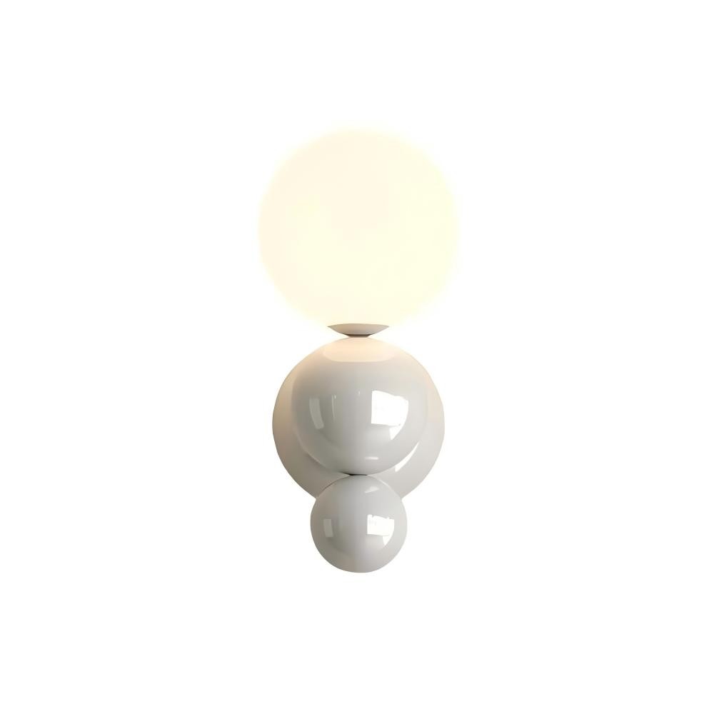 Kleurrijke Crèmekleurige Bolvormige Wandlamp HL321