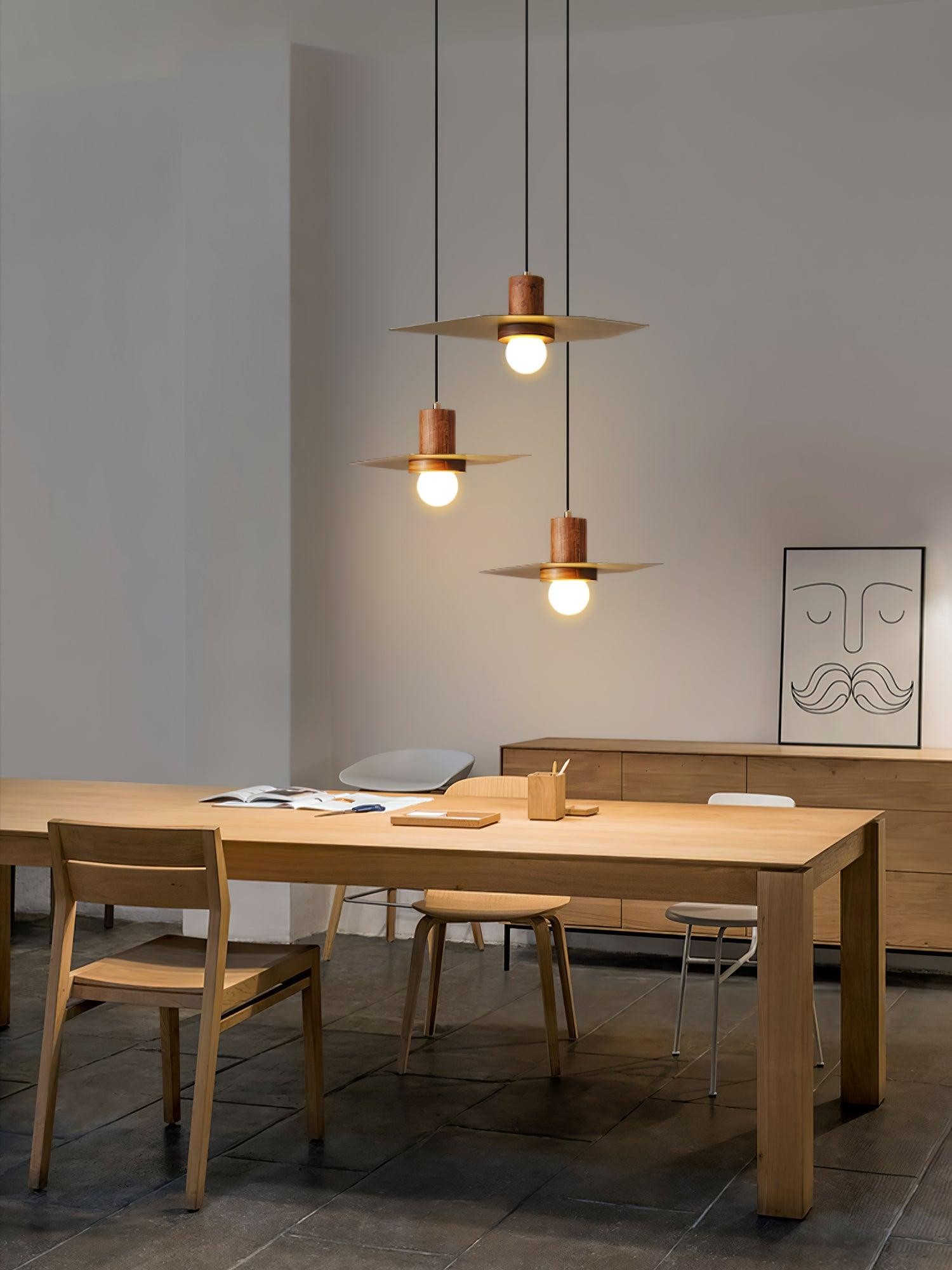 Walnoot Koper Jupiter Hanglamp HL983