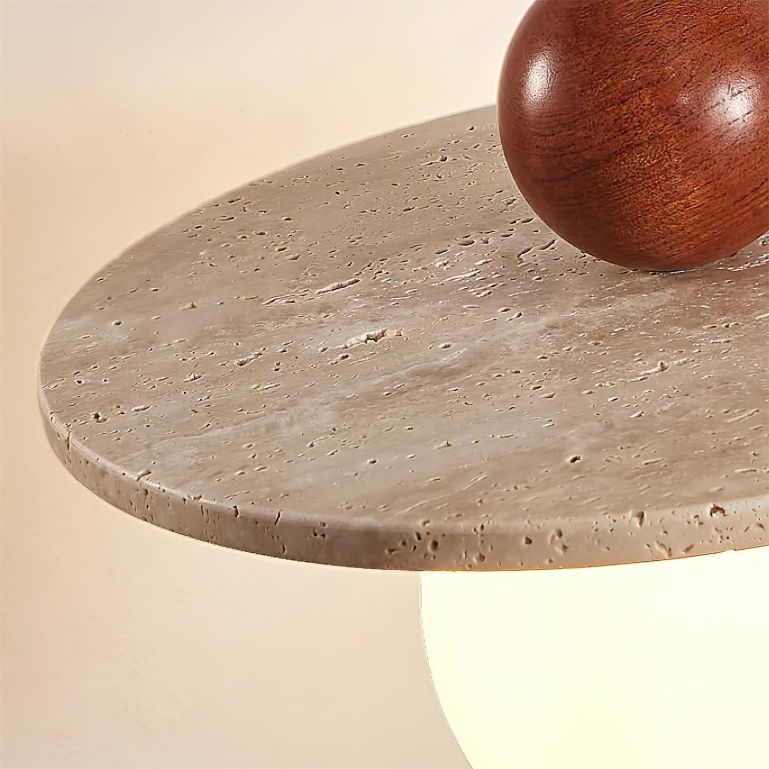 Retro Decor Cave Stone Disc Hanglamp HL956