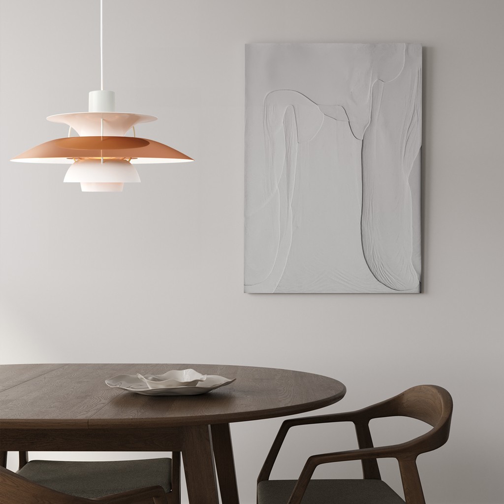 Deense Multilayer Metalen Hanglamp HL38