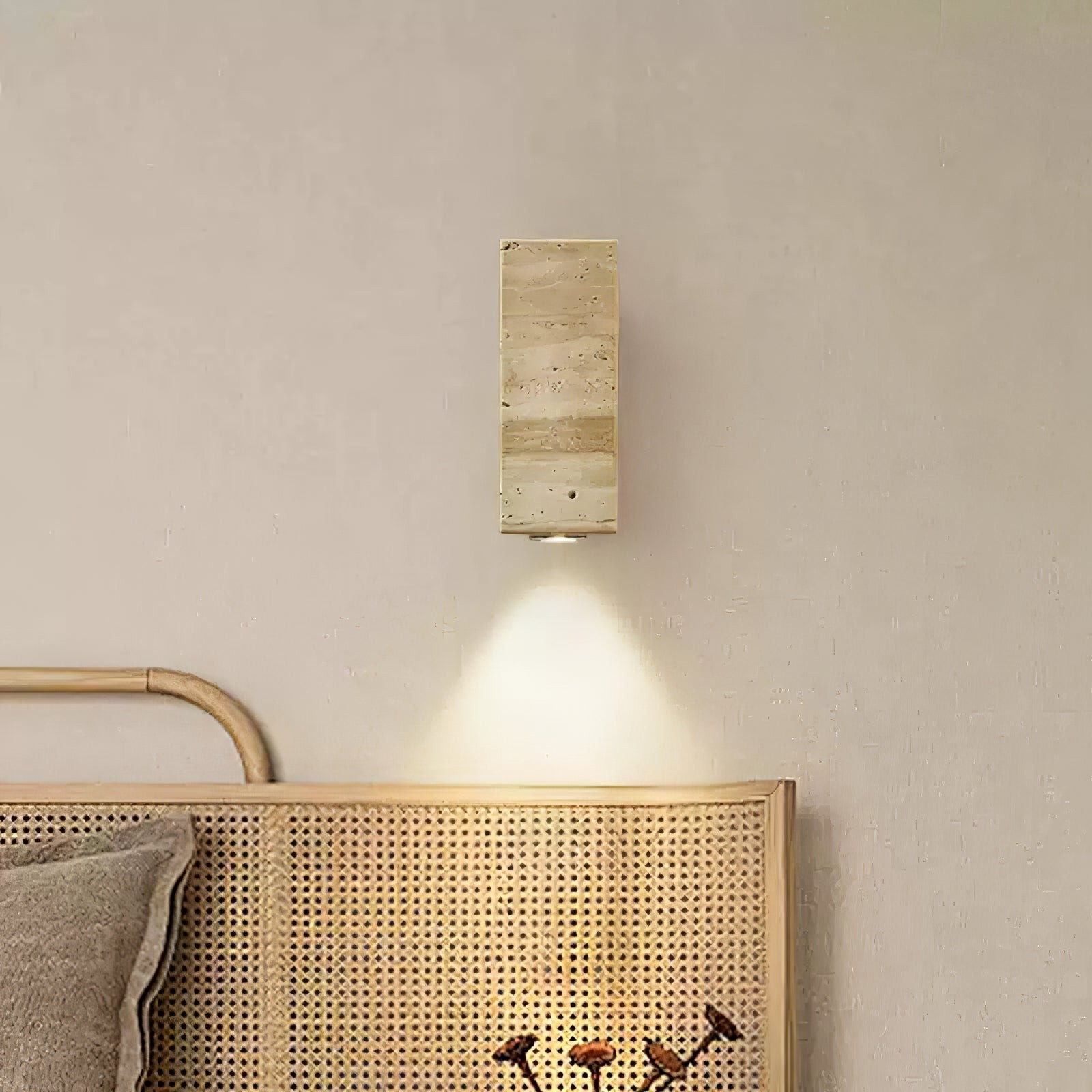 Vintage Marmeren Travertijn Wandlamp HL380