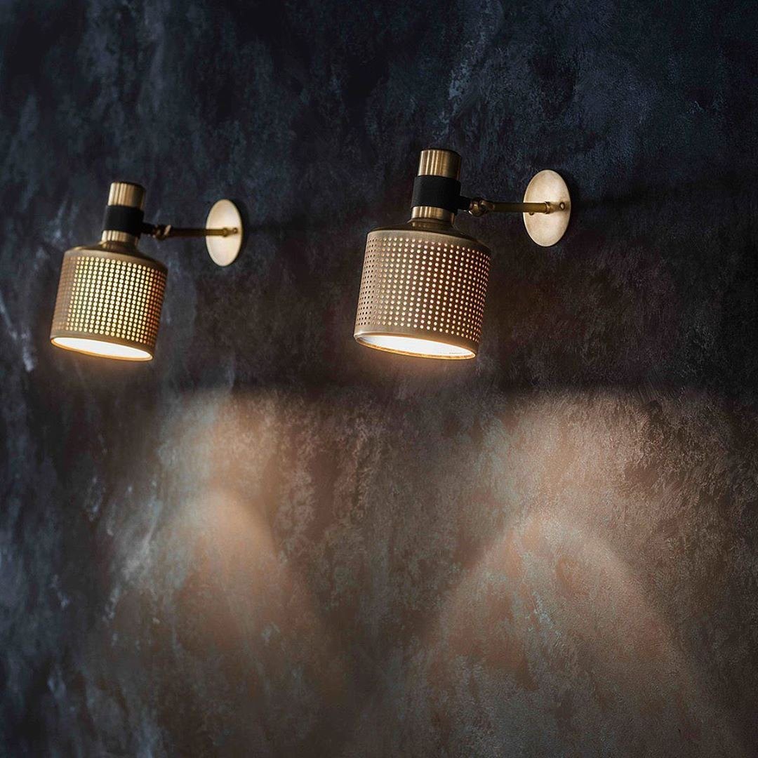 Nordic Brass verstelbare Riddle wandlamp HL1272