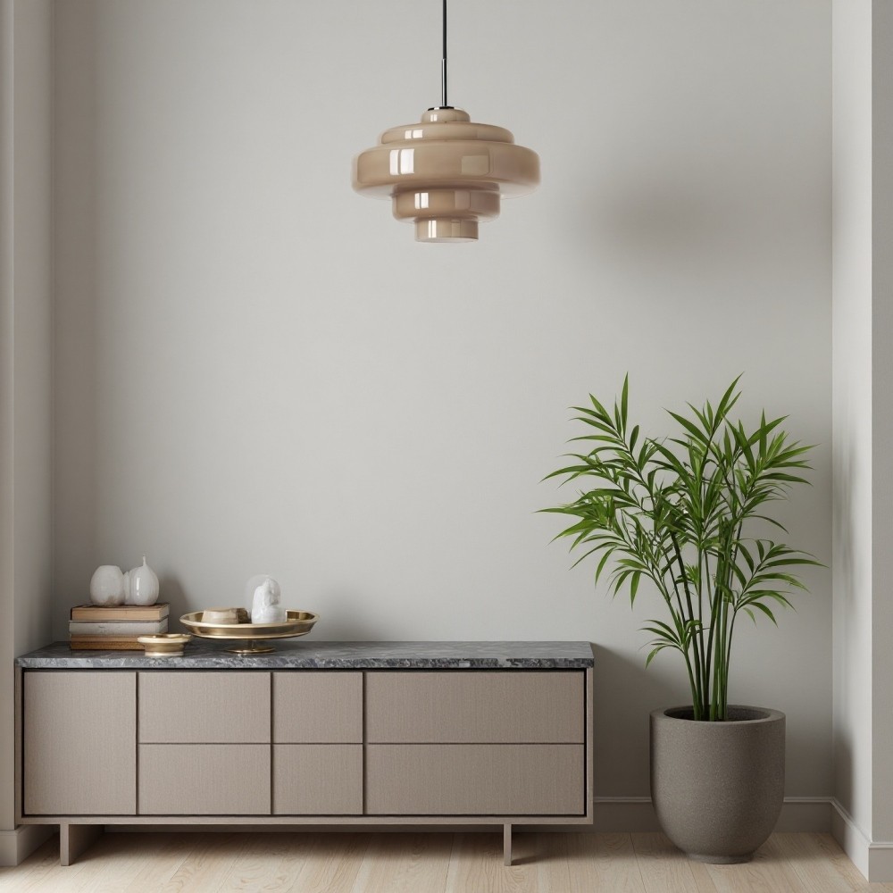 Koloro Kleurrijke Bauhaus Glazen Hanglamp - Levendige Meerlaagse Lamp voor de Keuken HL1332