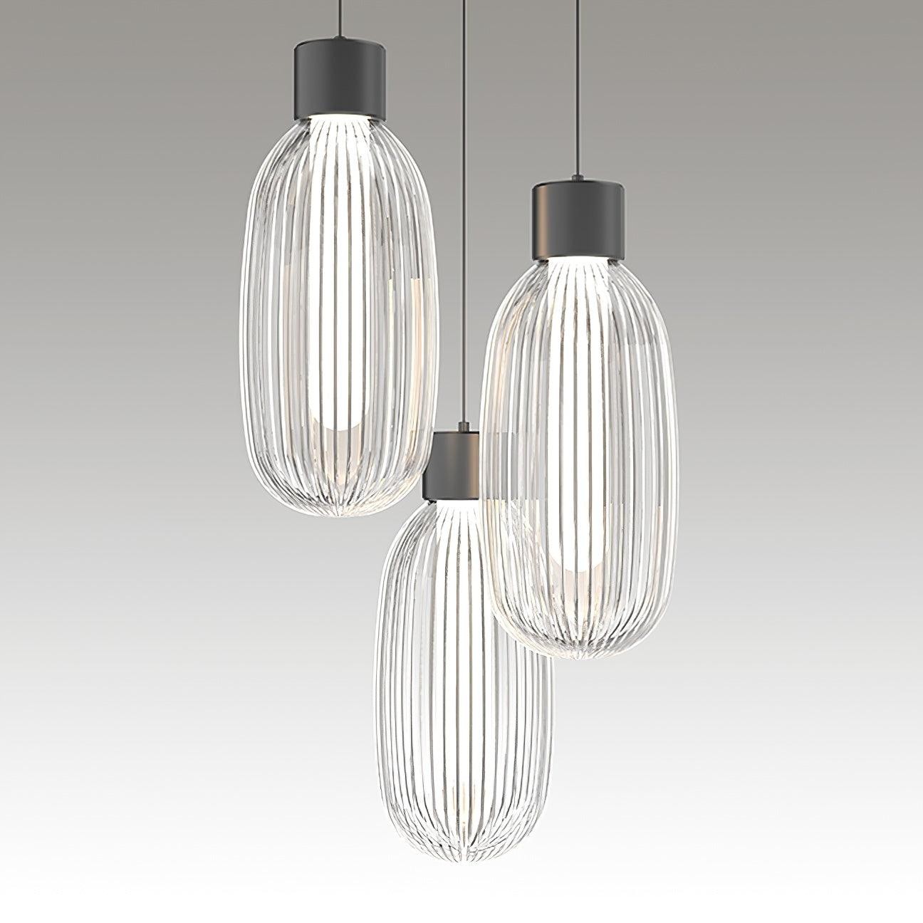 Nordic gestreepte lantaarn hanglamp HL521