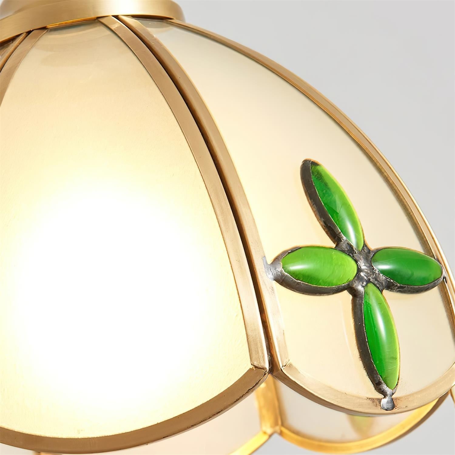Vintage Tiffany Stanied glazen hanglamp HL783