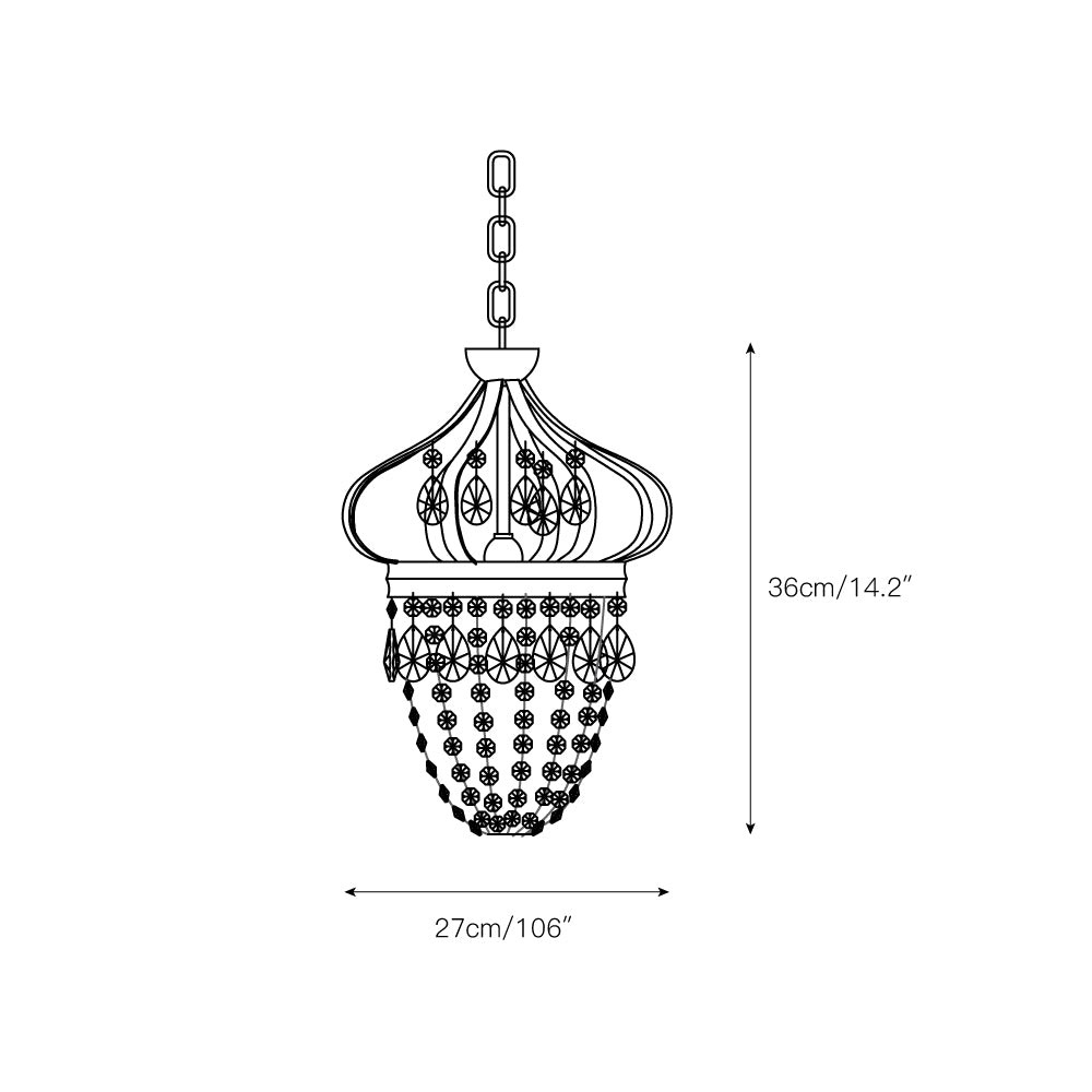 Abella Tear Drop Kroonluchter HL3070