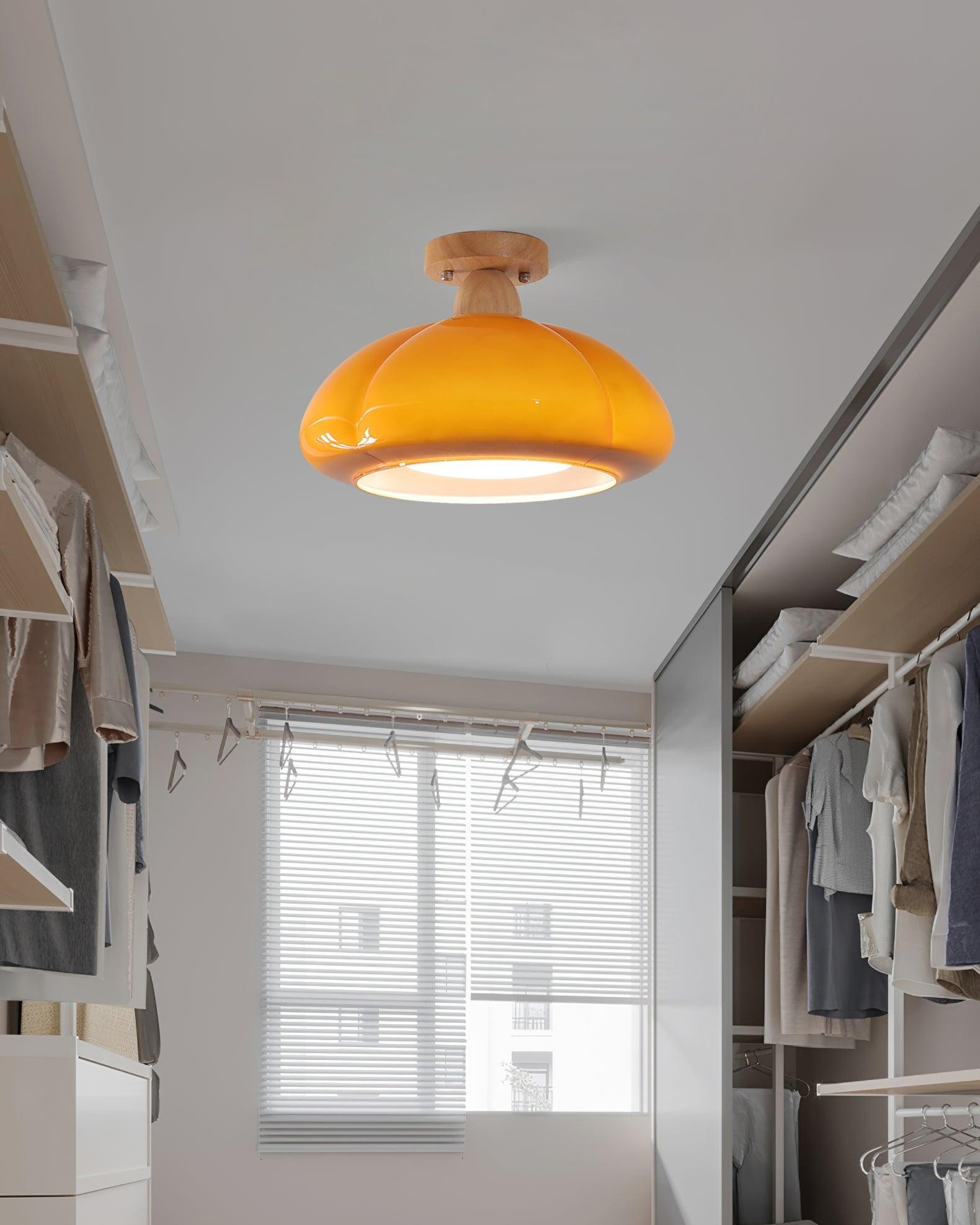 Pompoen Glazen Plafondlamp Voor Keuken HL493