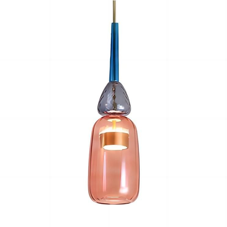Scandinavische Macaron glas-in-lood design hanglamp HL213