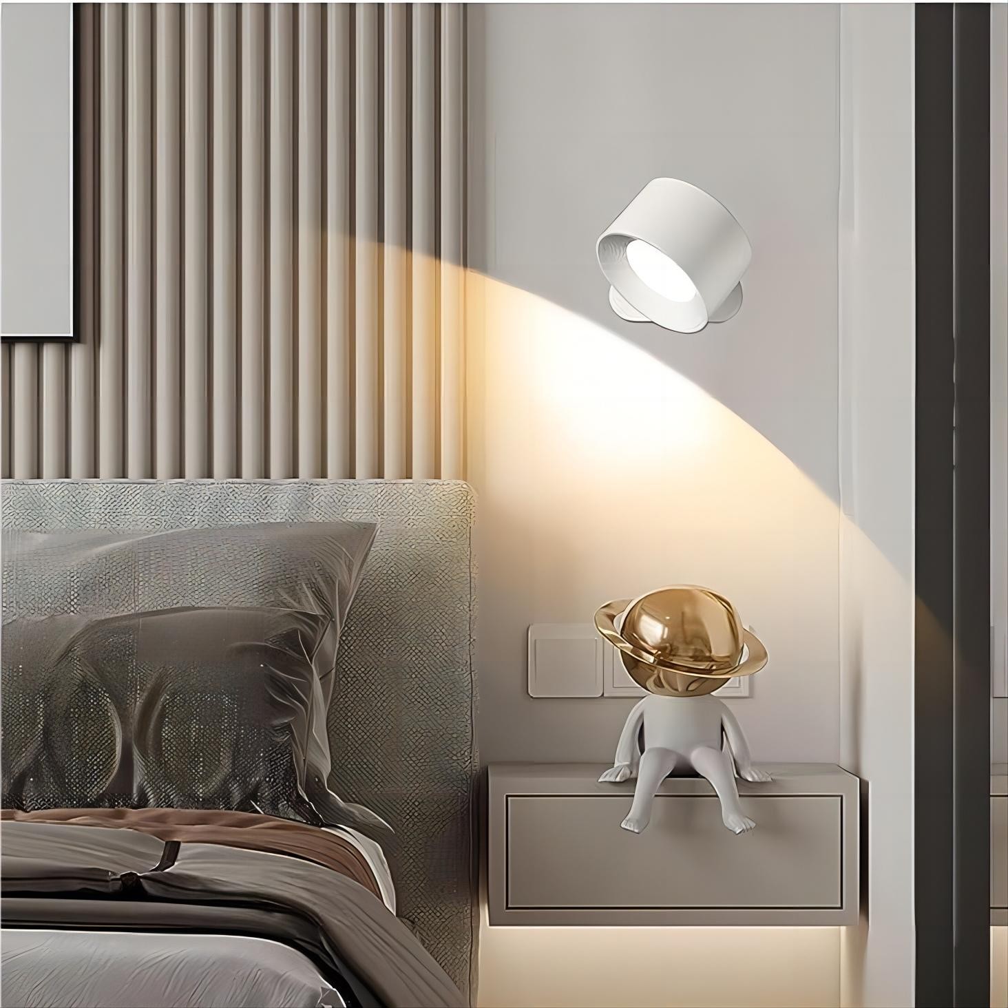 Draaibare USB Oplaadbare LED Wandlamp HL136