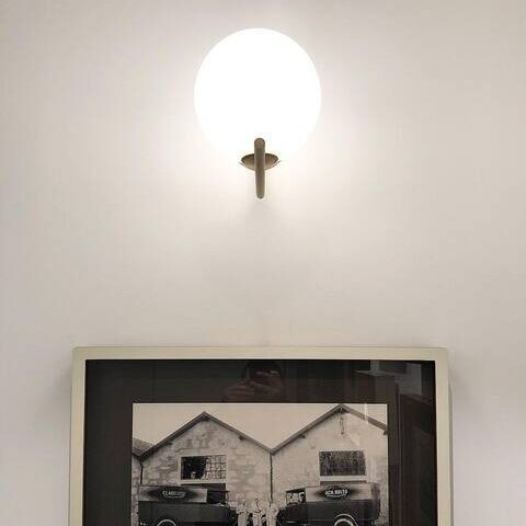 Iscalia Glazen Bal Wandlamp