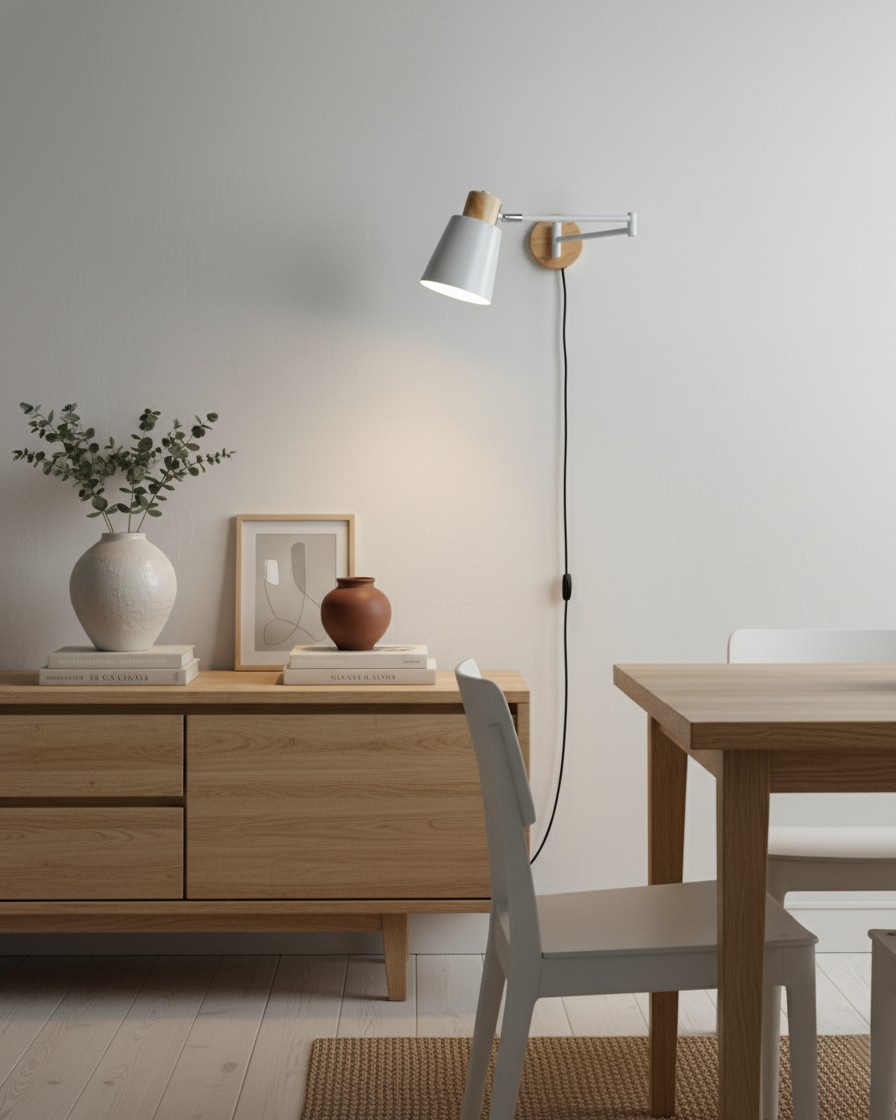 Collin Verstelbare Stekker Wandlamp HL2818