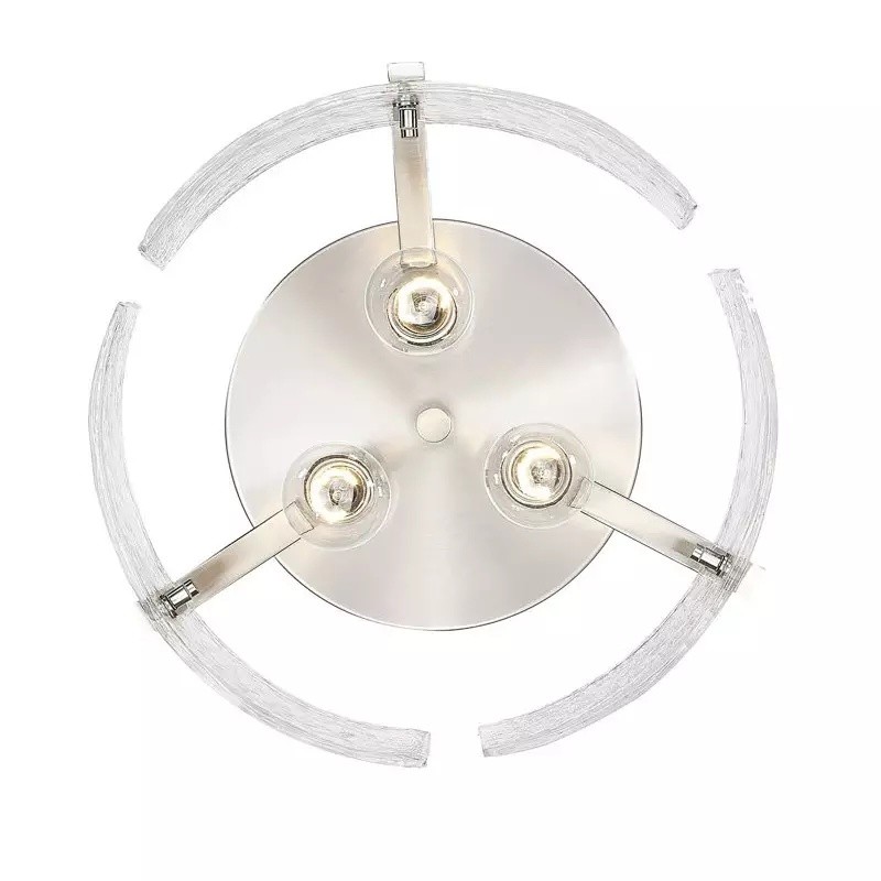 Moderne Inbouwplafondlamp Met Glazen Trommel HL267
