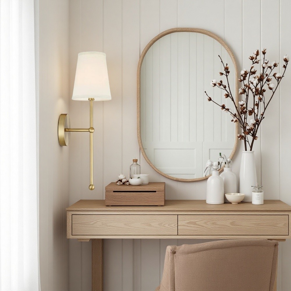 Moderne minimalistische elegantie gouden wandlamp HL982