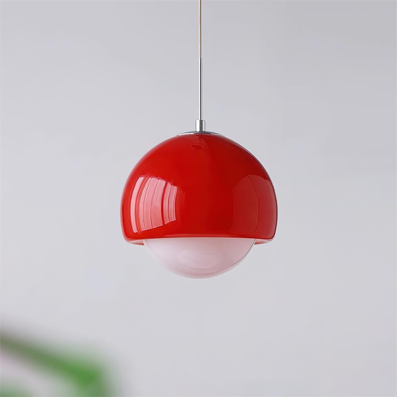 Creatieve glazen Persimmon hanglamp HL603