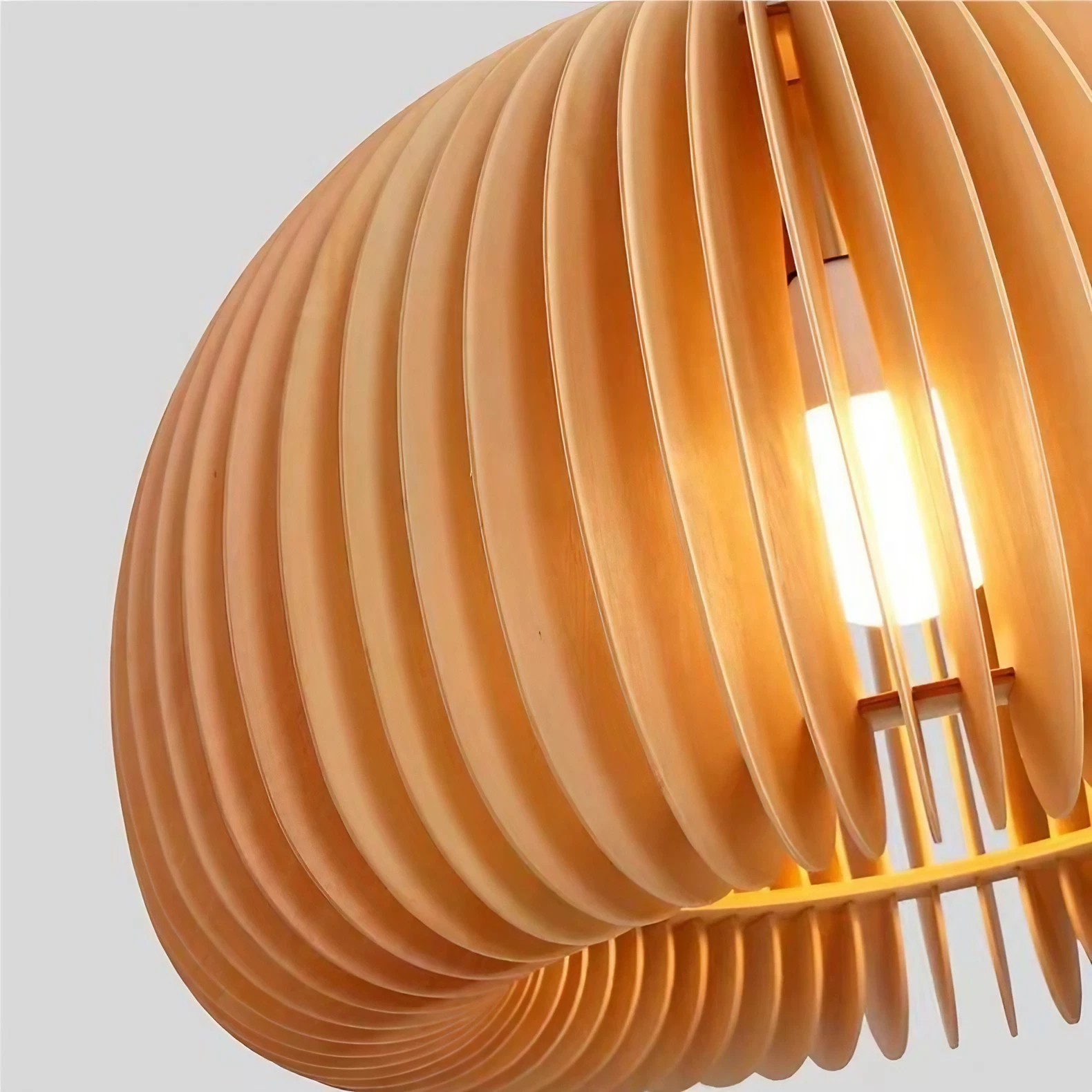 Creatieve Houten Pompoen Hanglamp HL77