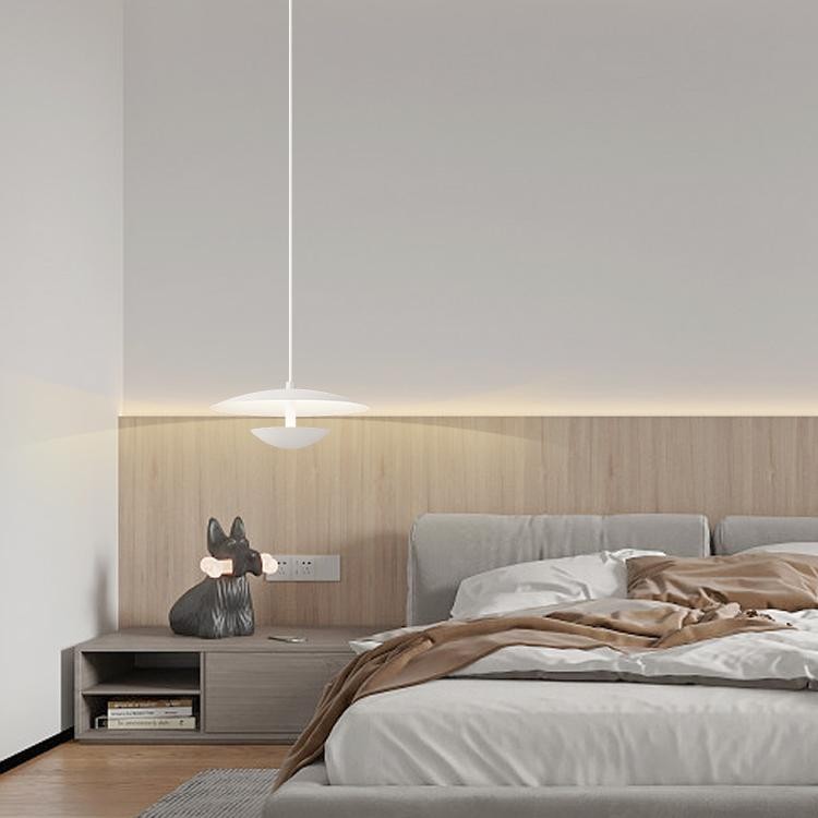 Moderne Scandinavische minimalistische witte hanglamp HL123