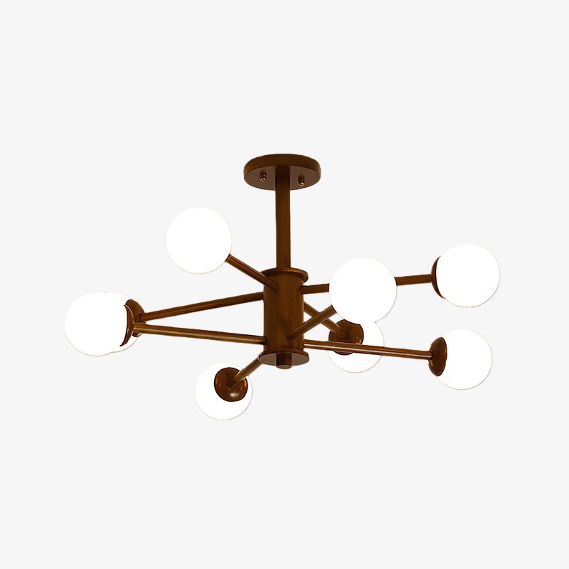 Orrise Molecular Design Plafondlamp - Artistieke Kroonluchter met Takkendesign voor Thuis HL2322