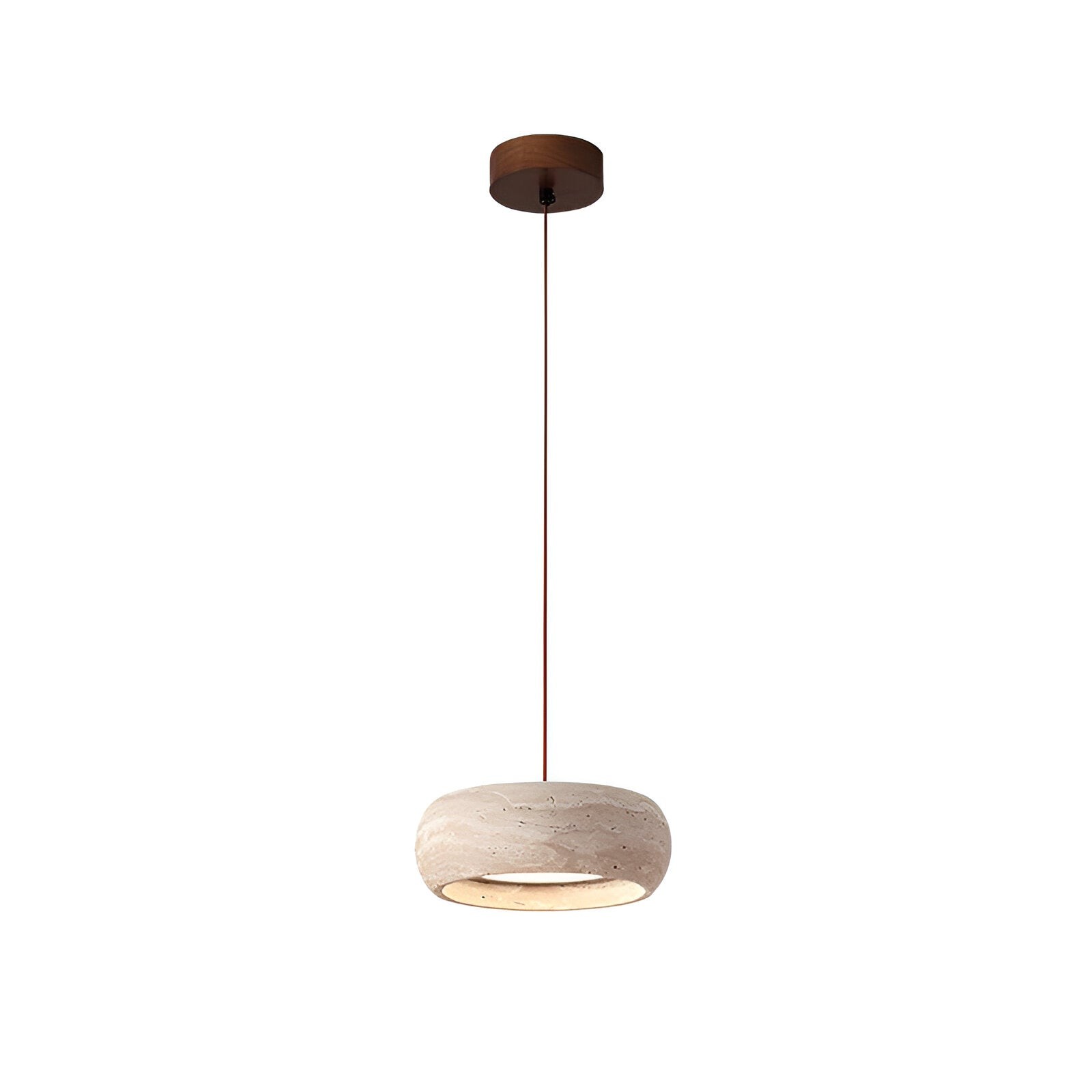 Hanglamp van travertijnsteen in Wabi Sabi-stijl HL1295