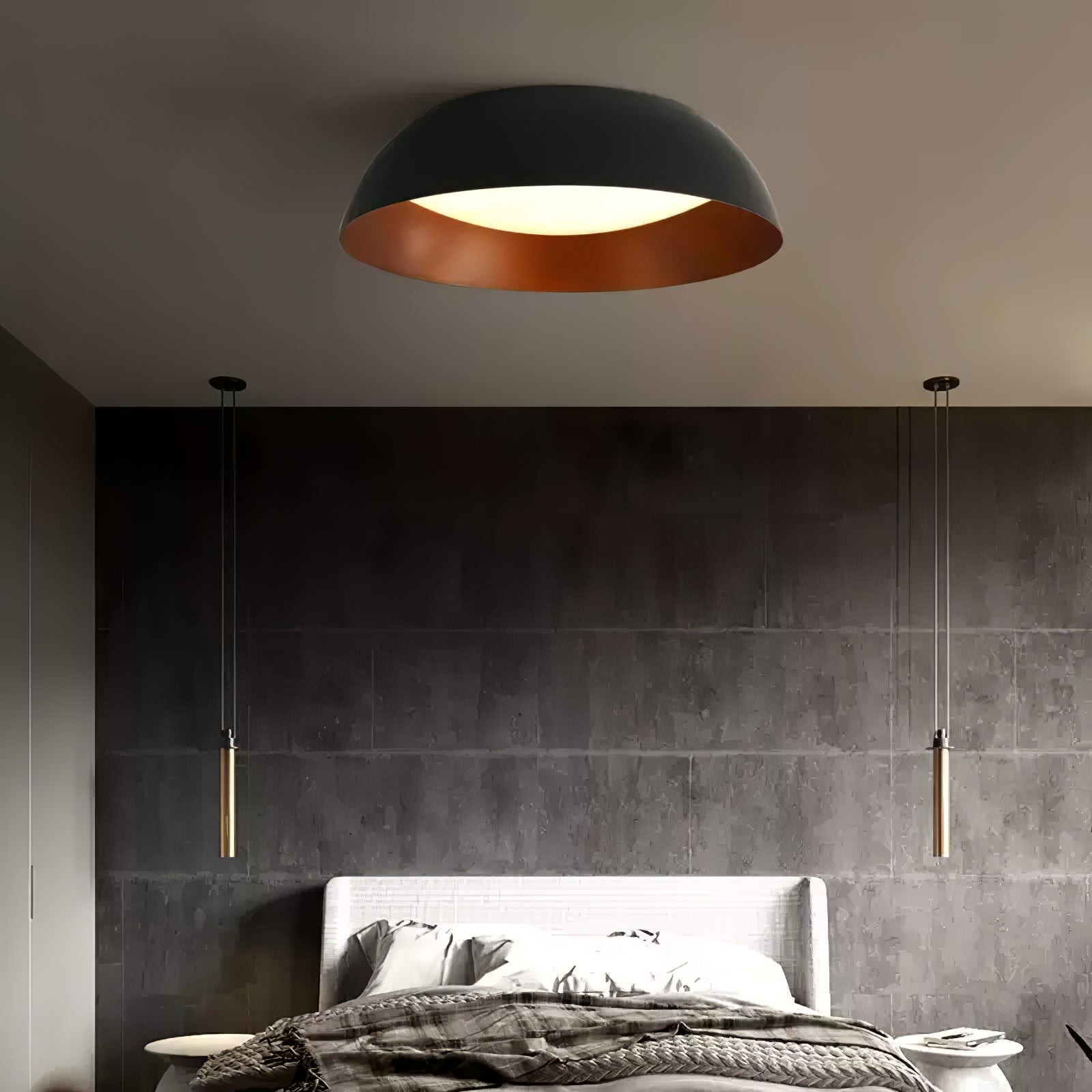 Italiaanse minimalistische komvormige plafondlamp HL596