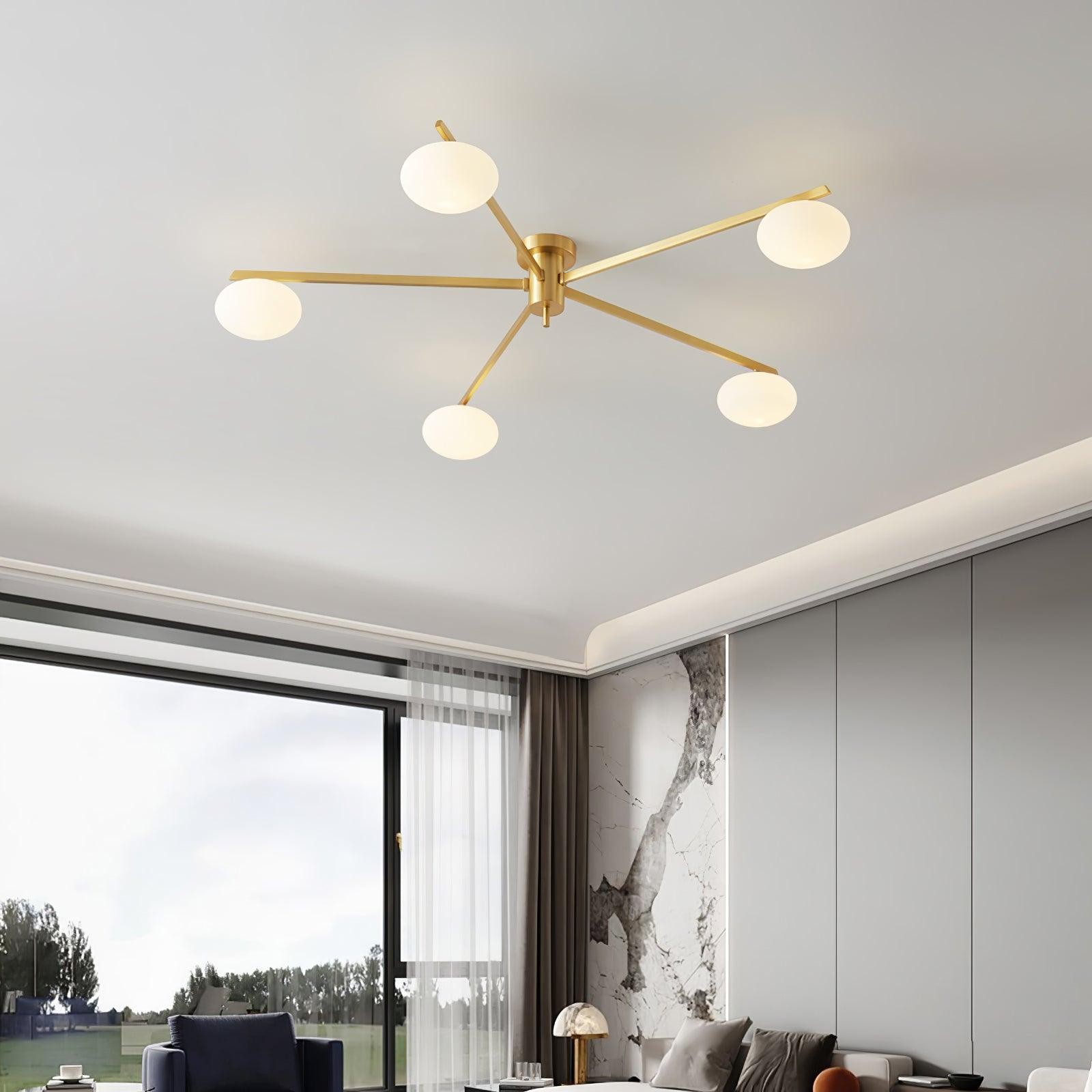 Lambda Minimalistische Nordic Glazen Plafondlamp HL1216