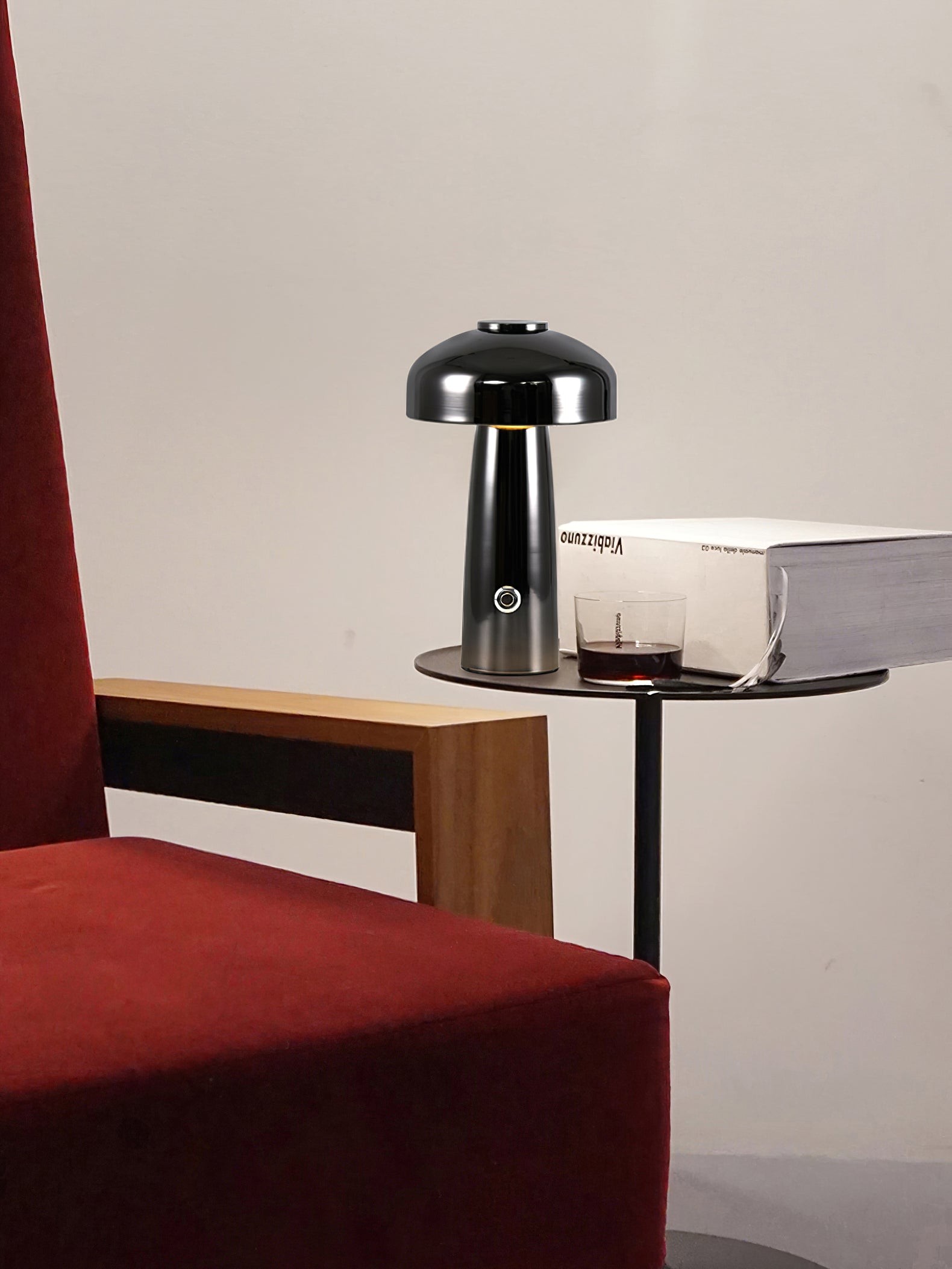 Leon paddenstoelvormige tafellamp (ingebouwde batterij) HL2970