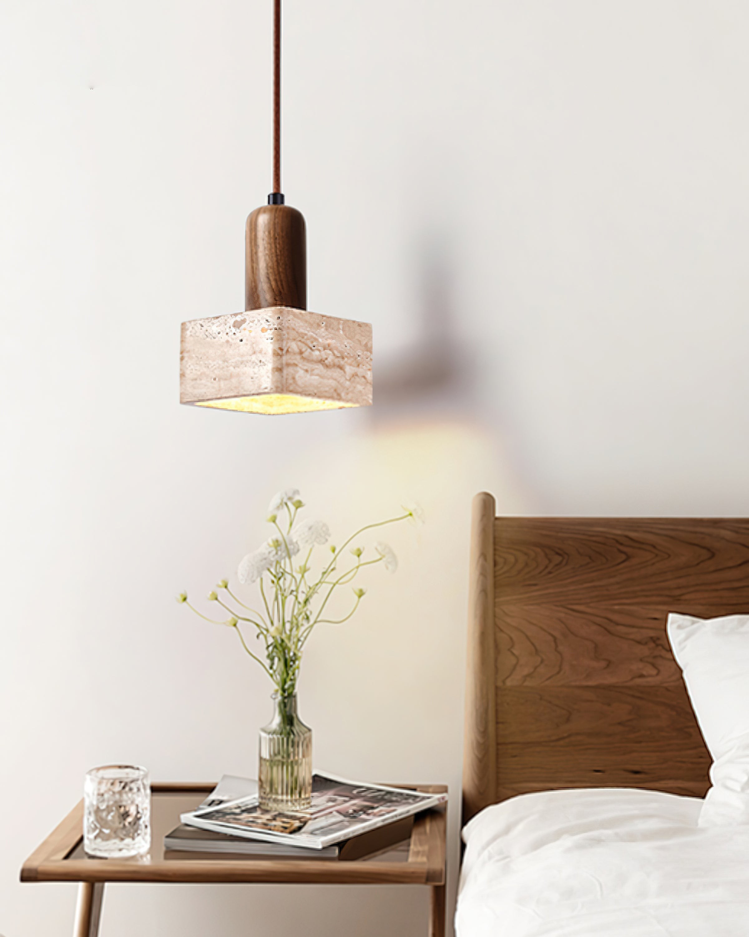 Eenvoudige elegante vierkante rechthoekige hanglamp HL903