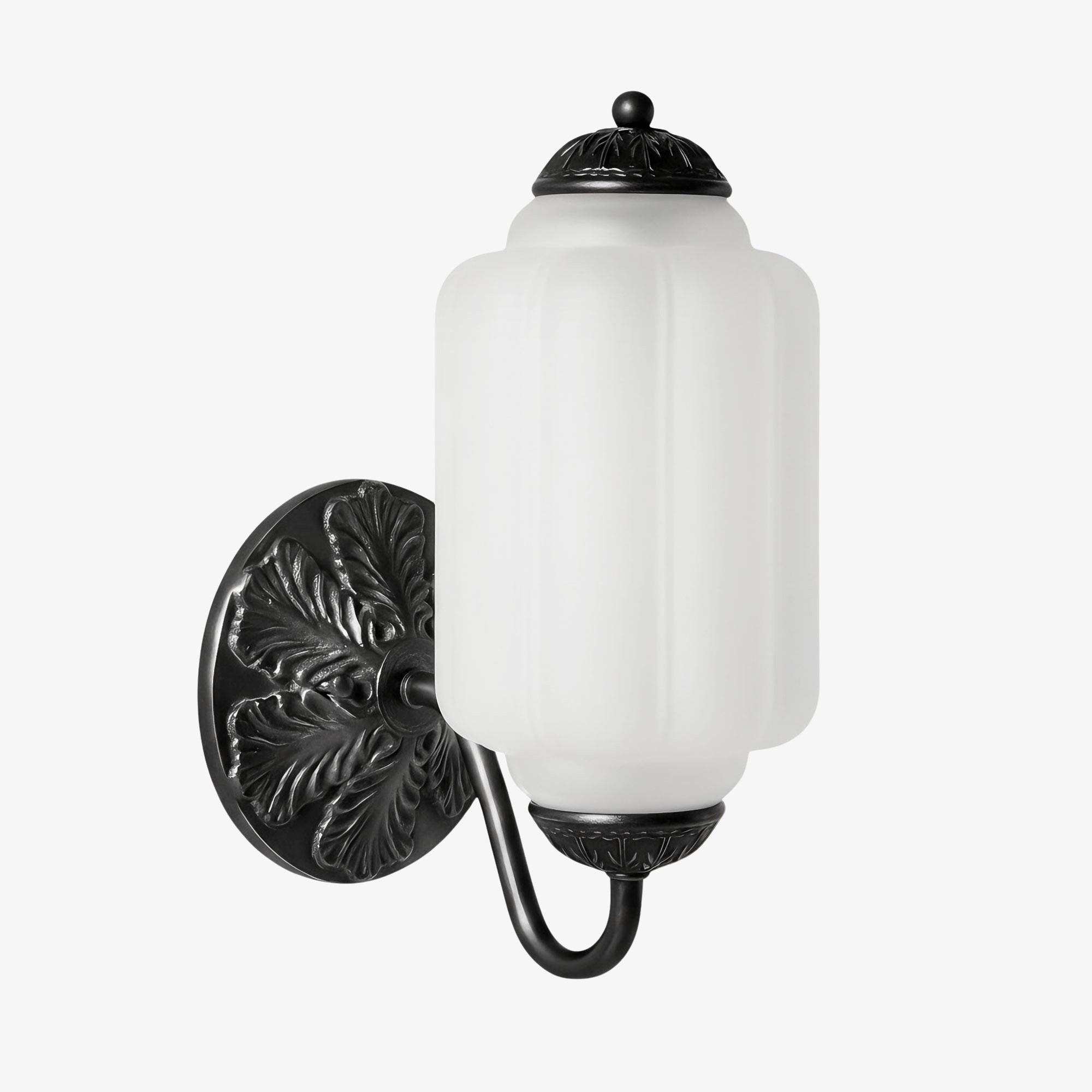 VETRO SATINATO / NERO applique