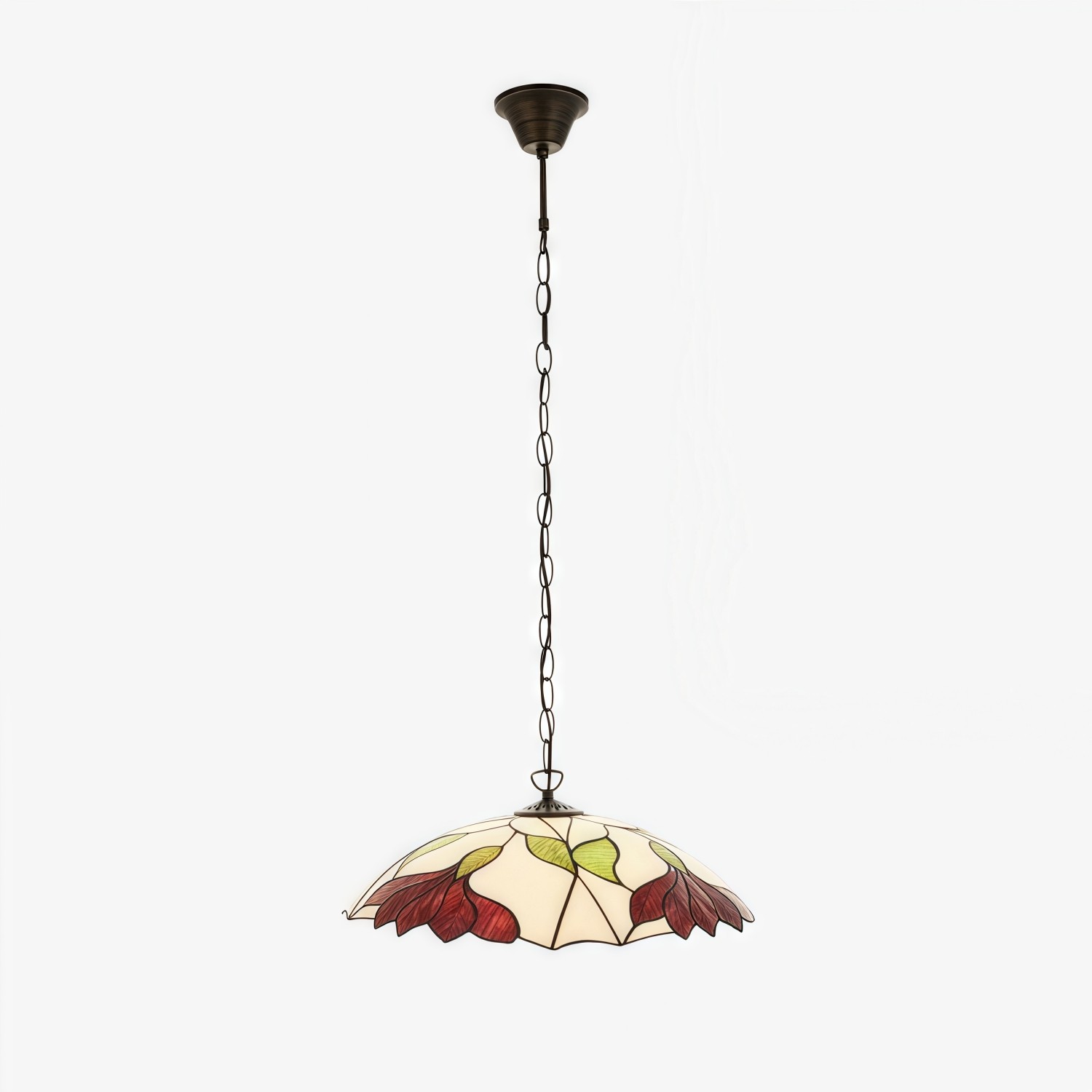 TF Botanica Floral Glazen Hanglamp - Vintage Hanglamp voor Open Ruimtes HL2188