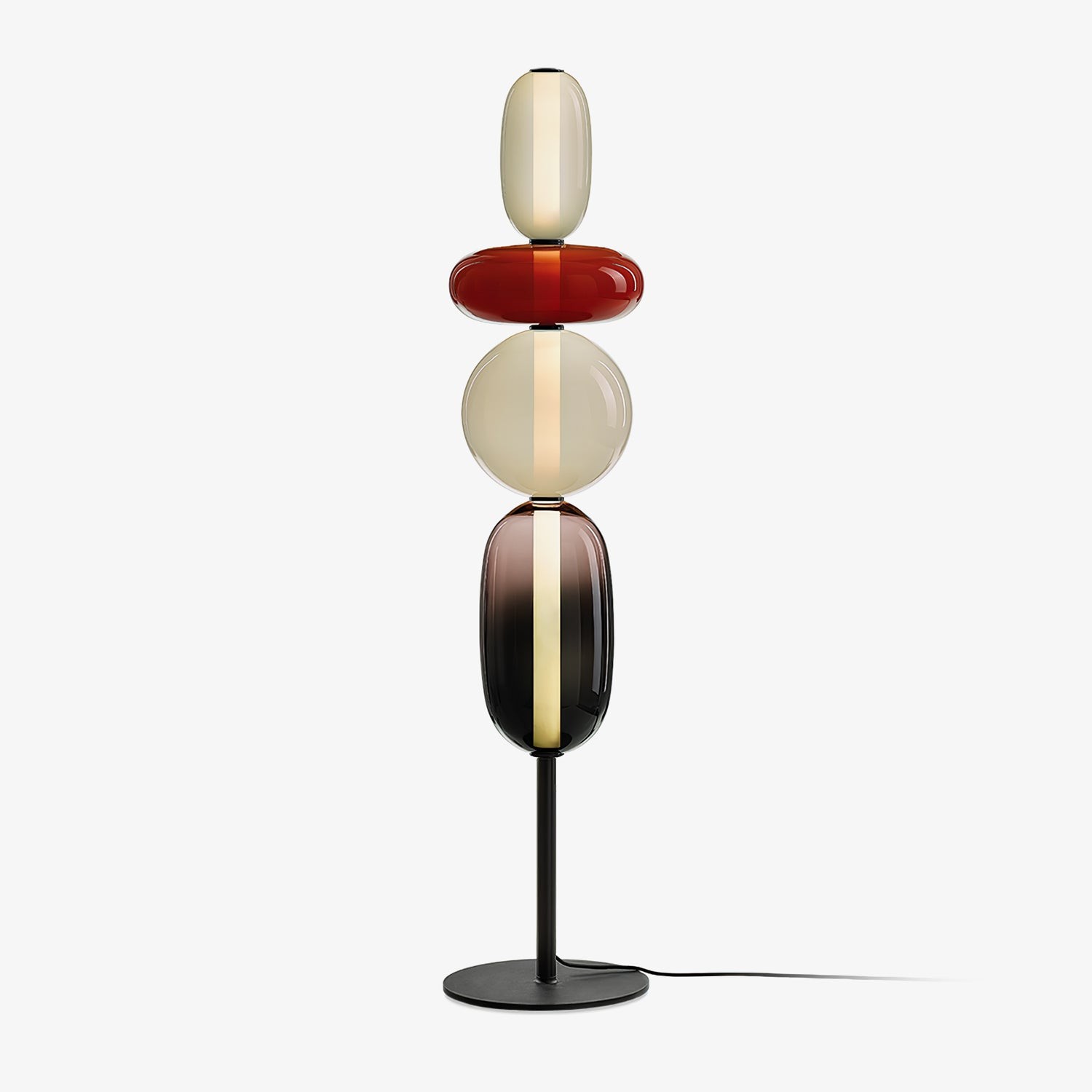 Nordic creatieve minimalistische luxe glazen vloerlamp voor woonkamer HL407