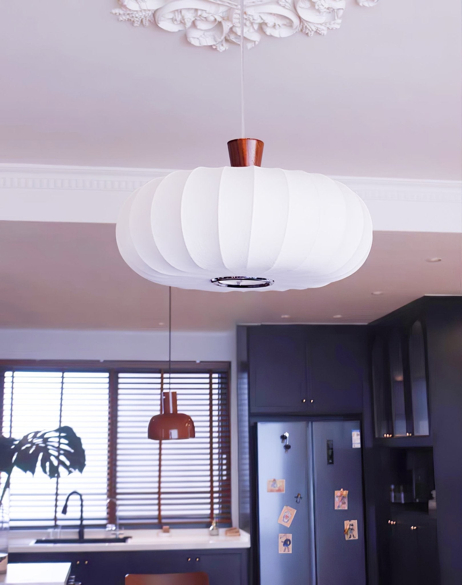 Klassieke zijden lantaarn hanglamp HL740