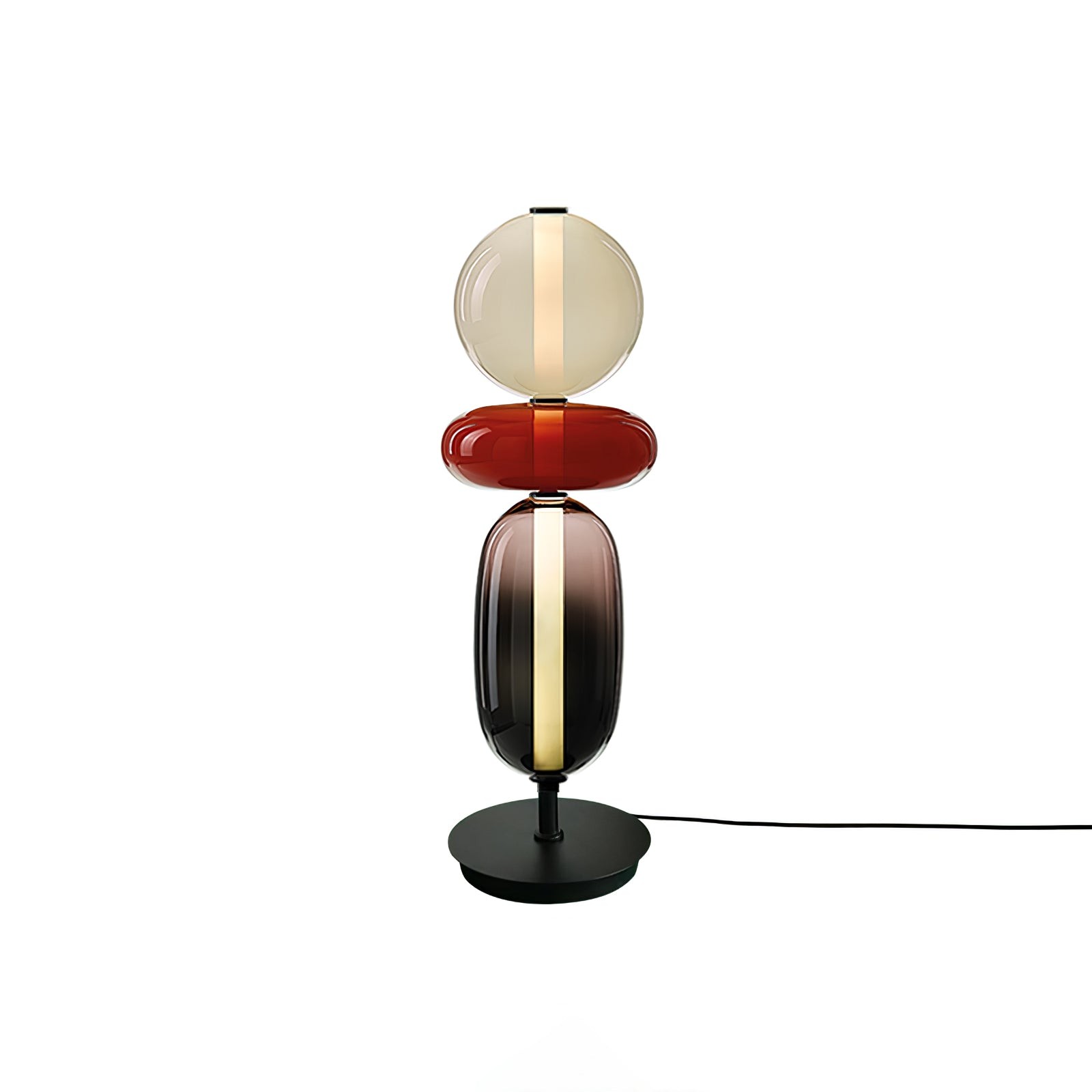 Nordic Minimalistische Creatieve Luxe Kalebas Glazen Tafellamp HL408