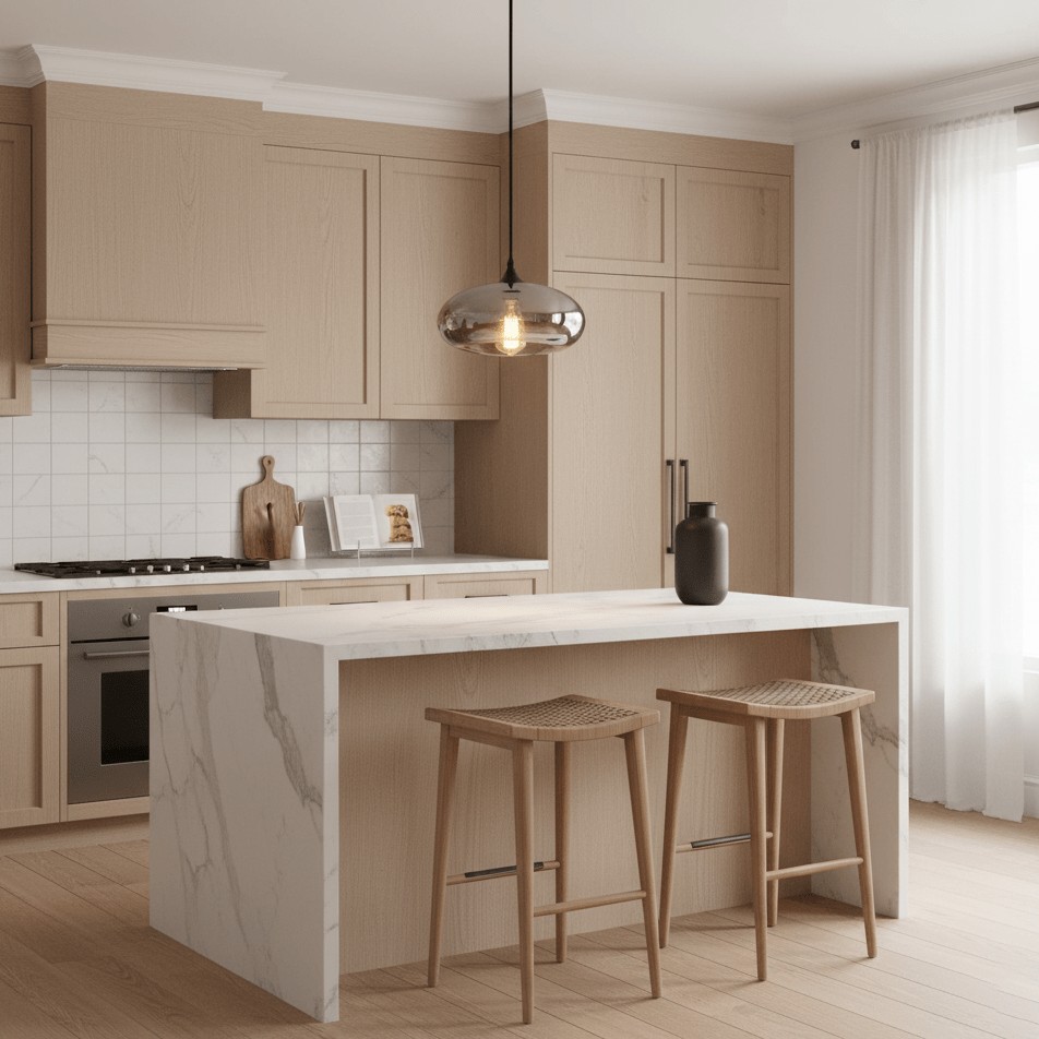 Flesvormige hanglamp HL2916