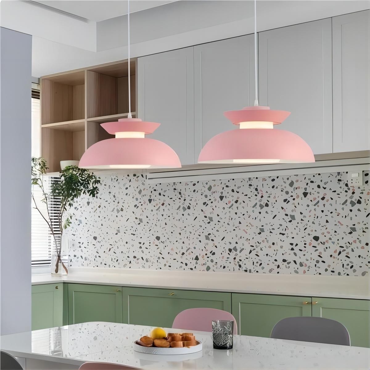 Noordse Macaron Layer Disc Hanglamp HL192